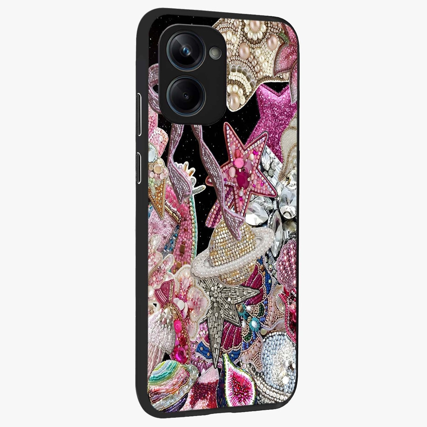 Wings Of Freedom Glass Case upright view showcasing powerful wings artwork with freedom themed design.