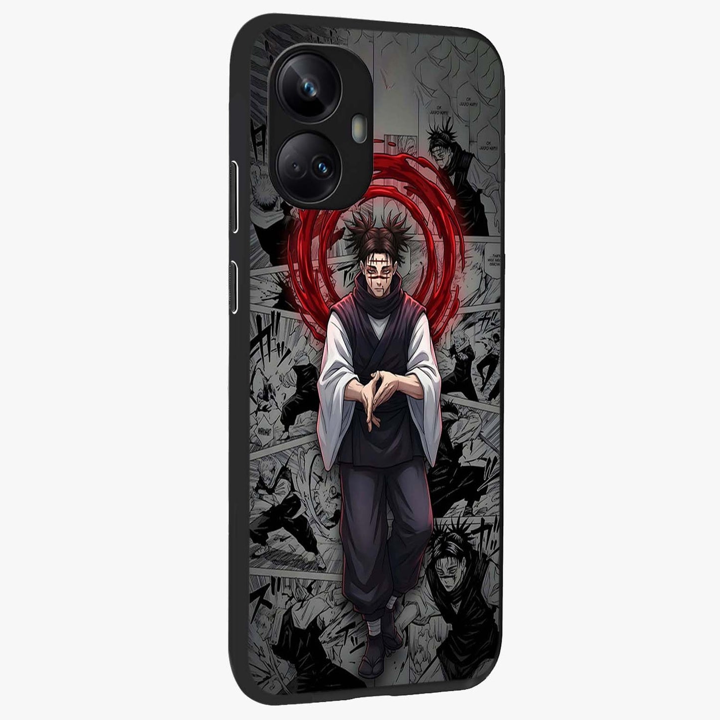 Cursed Ritual Ascension Glass Case upright view showcasing powerful ascension artwork with dark fantasy theme.