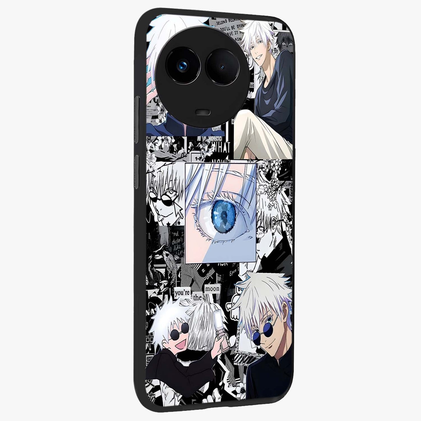 Infinity Sorcerer Chaos Glass Case upright view showcasing dramatic sorcerer artwork with chaotic mystical theme.