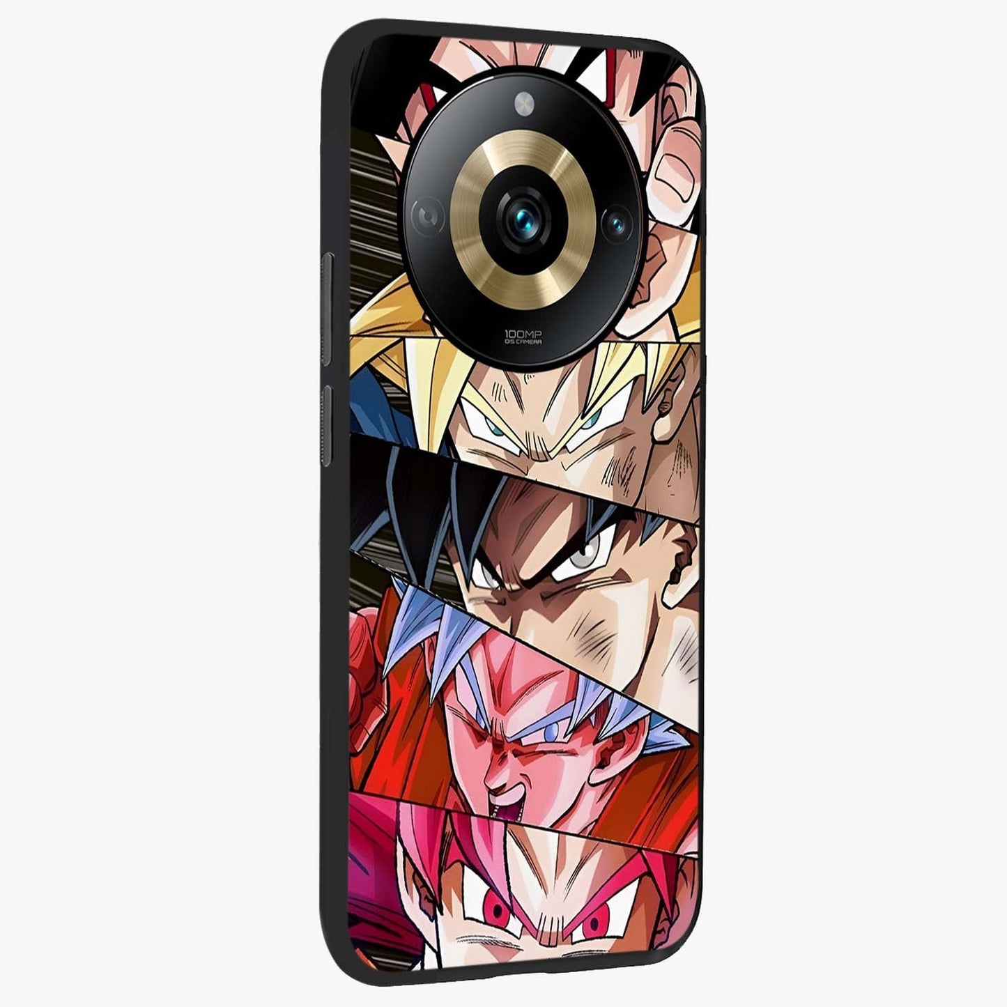 Anime Character Glass Case upright view showcasing expressive anime artwork with bold graphic style.
