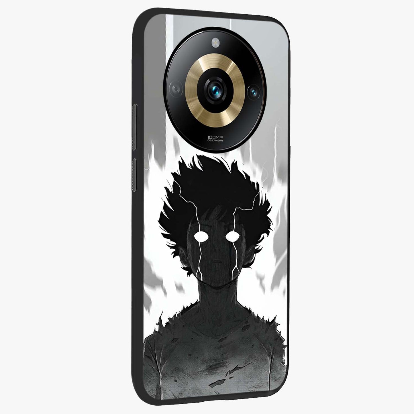 Awakened Inner Rage Glass Case upright view showcasing dramatic artwork with strong expressive aesthetic.