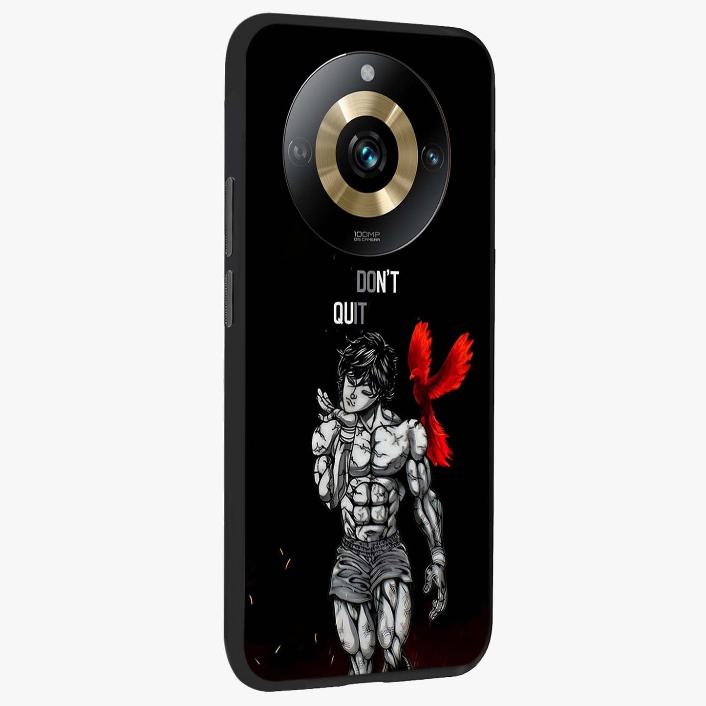 Rise Beyond Limits Glass Case upright view showcasing powerful inspirational artwork with uplifting theme.