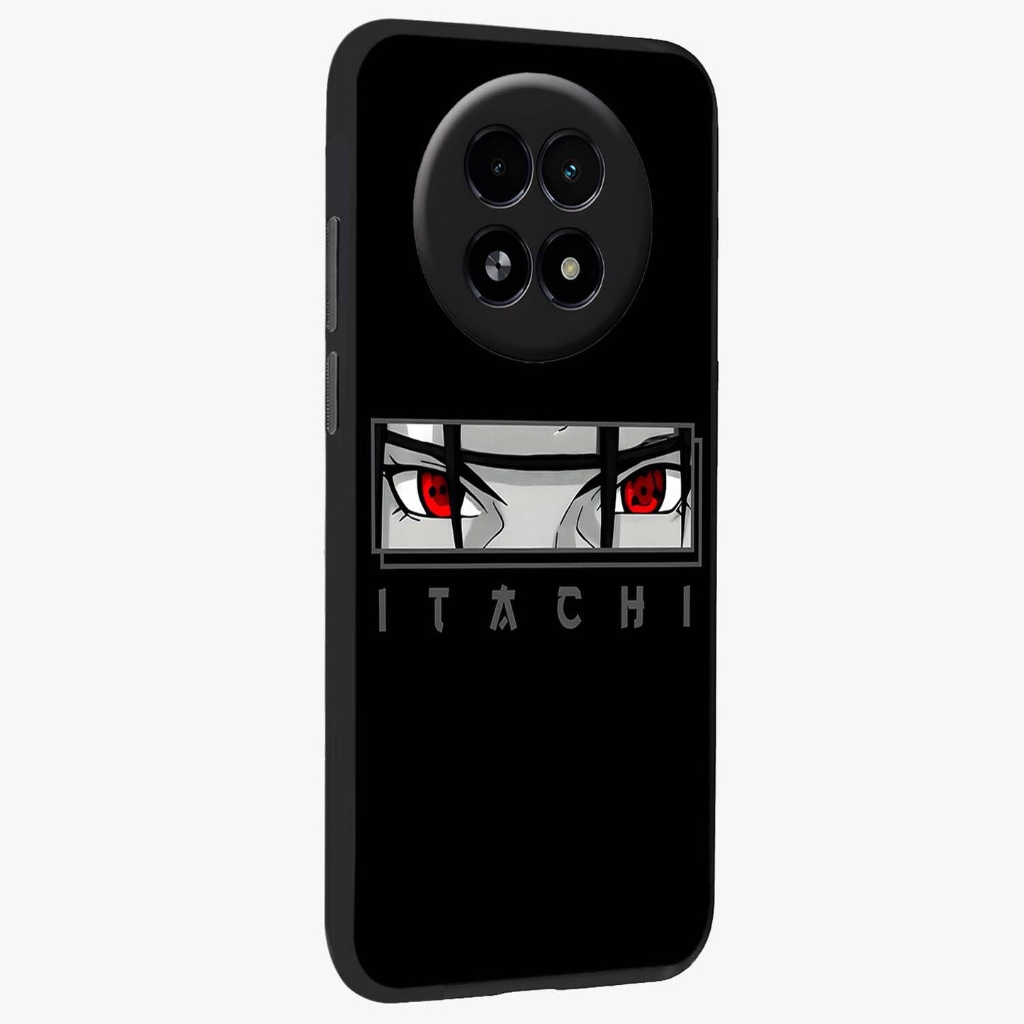 Scarlet Gaze Dominance Glass Case upright view showcasing powerful dramatic artwork with dominant artistic theme.