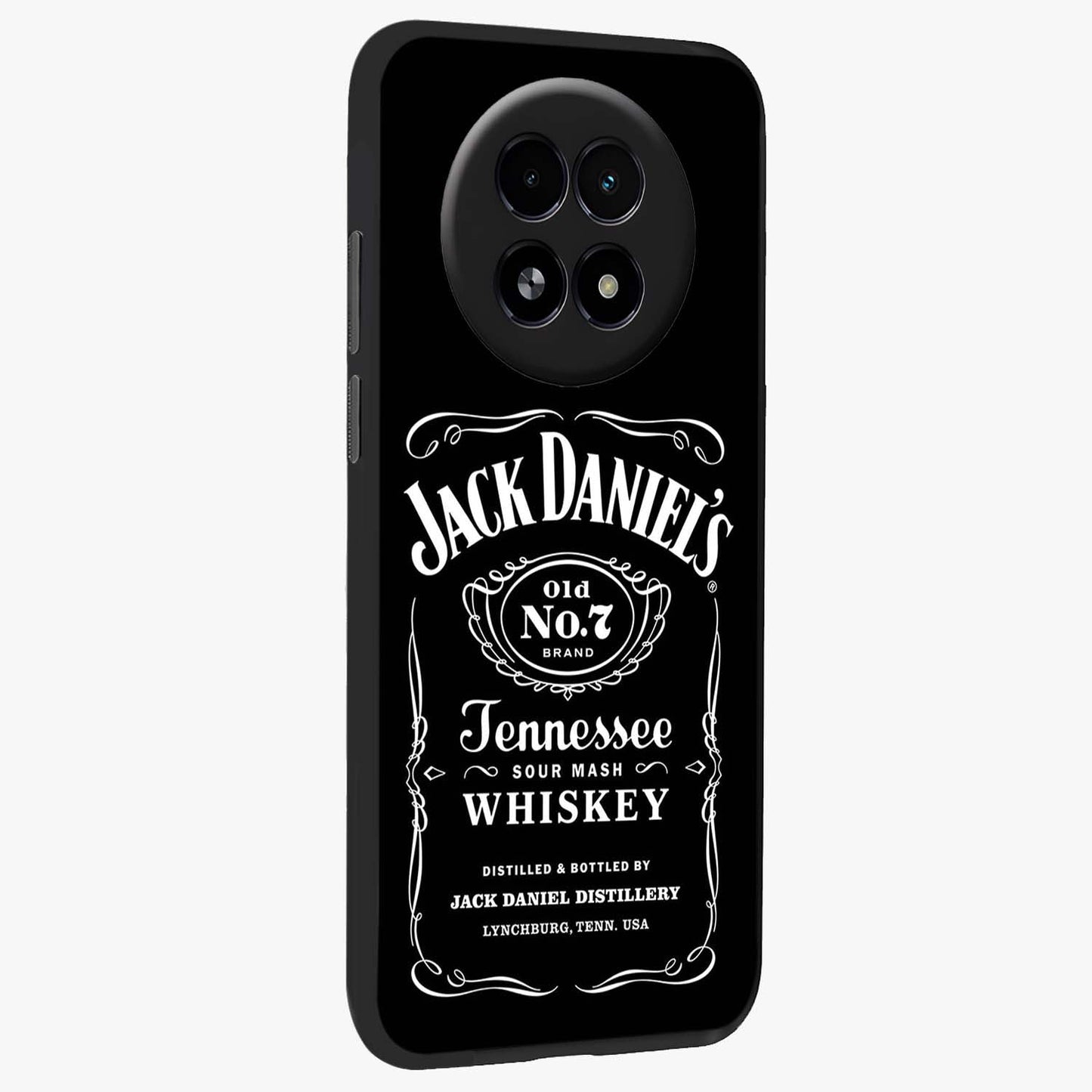 Vintage Whiskey Heritage Glass Case upright view showcasing stylish vintage whiskey artwork with timeless bar culture theme.