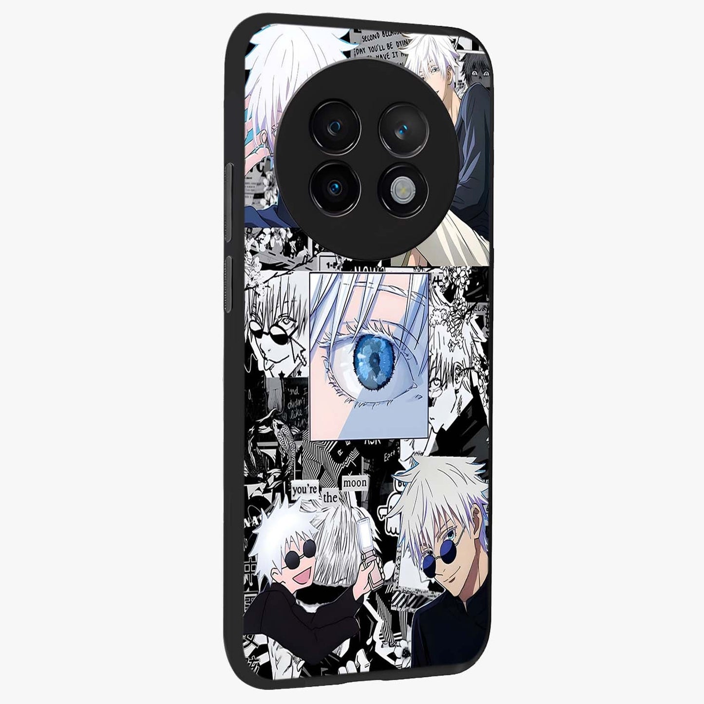 Infinity Sorcerer Chaos Glass Case upright view showcasing dramatic sorcerer artwork with chaotic mystical theme.