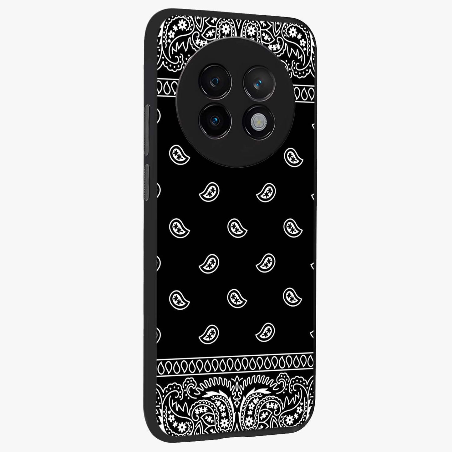 Retro Rebel Threads Glass Case upright view showcasing stylish vintage artwork with bold retro theme.