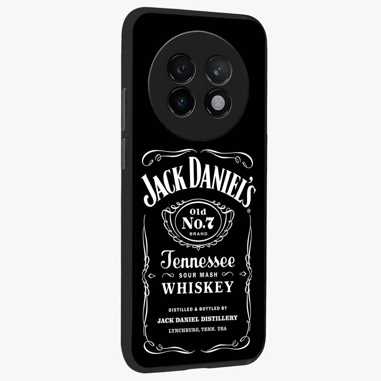 Vintage Whiskey Heritage Glass Case upright view showcasing stylish vintage whiskey artwork with timeless bar culture theme.