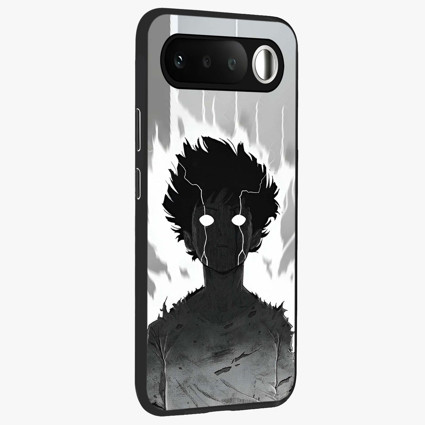 Awakened Inner Rage Glass Case upright view showcasing dramatic artwork with strong expressive aesthetic.