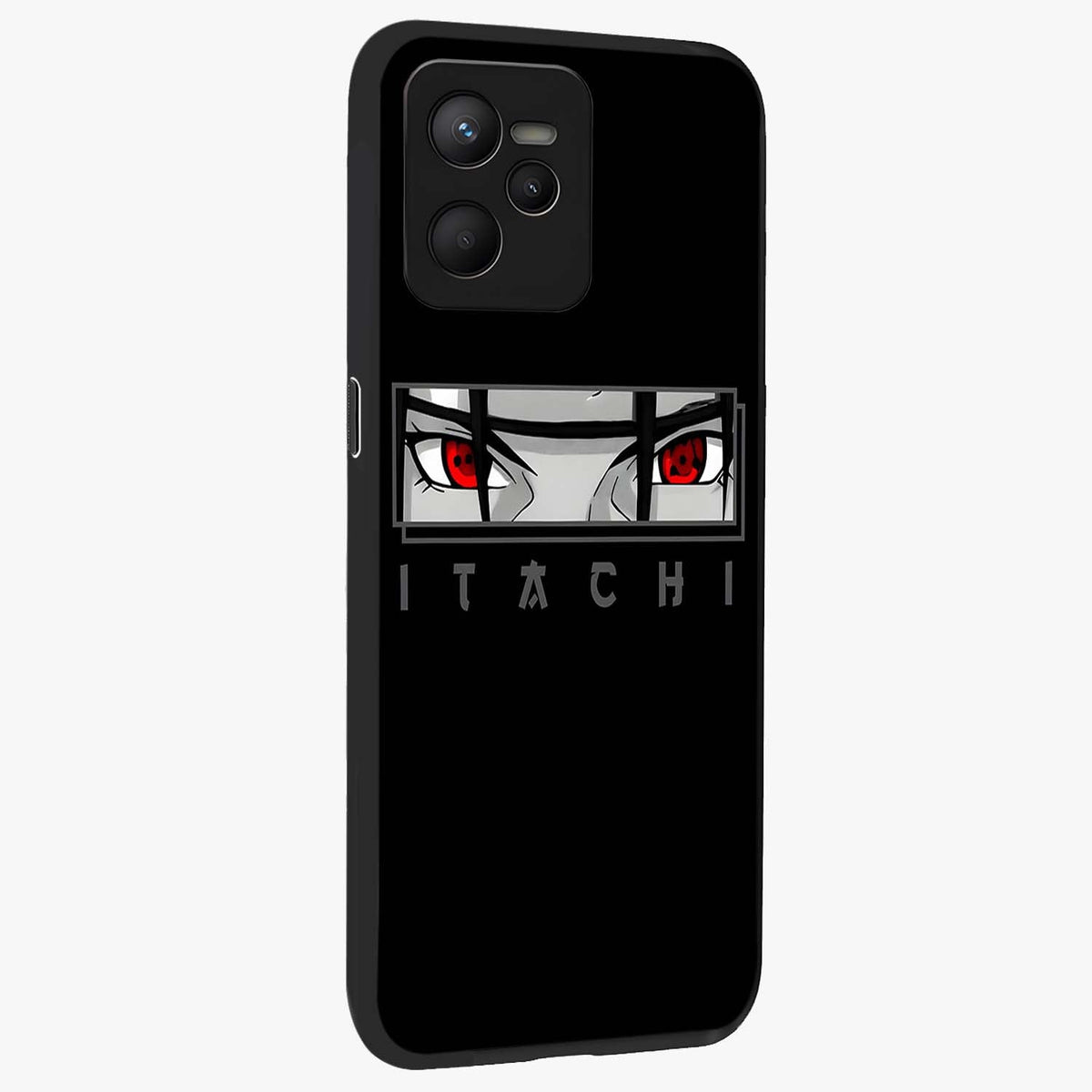 Scarlet Gaze Dominance Glass Case upright view showcasing powerful dramatic artwork with dominant artistic theme.