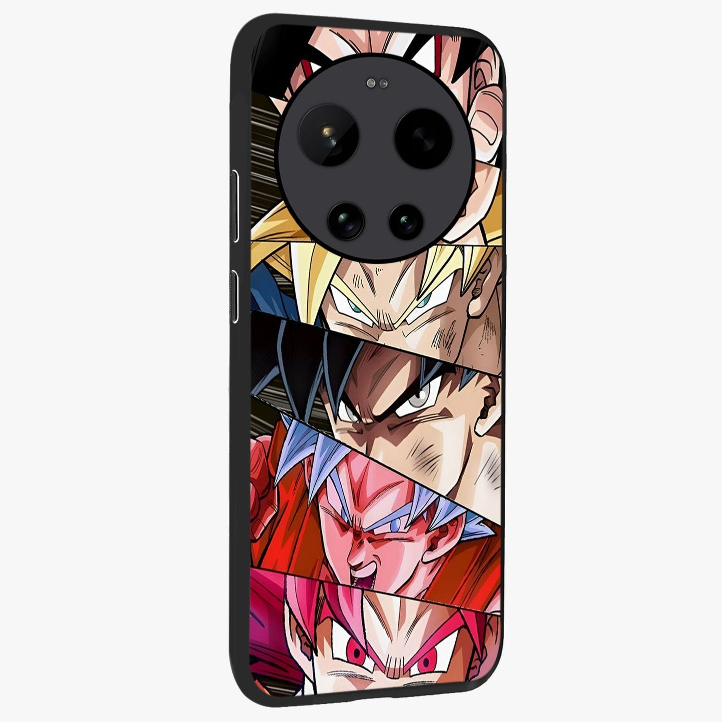 Anime Character Glass Case upright view showcasing expressive anime artwork with bold graphic style.