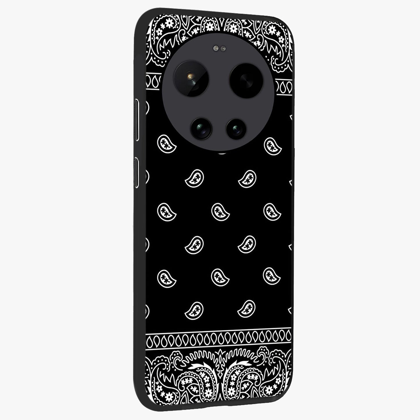 Retro Rebel Threads Glass Case upright view showcasing stylish vintage artwork with bold retro theme.