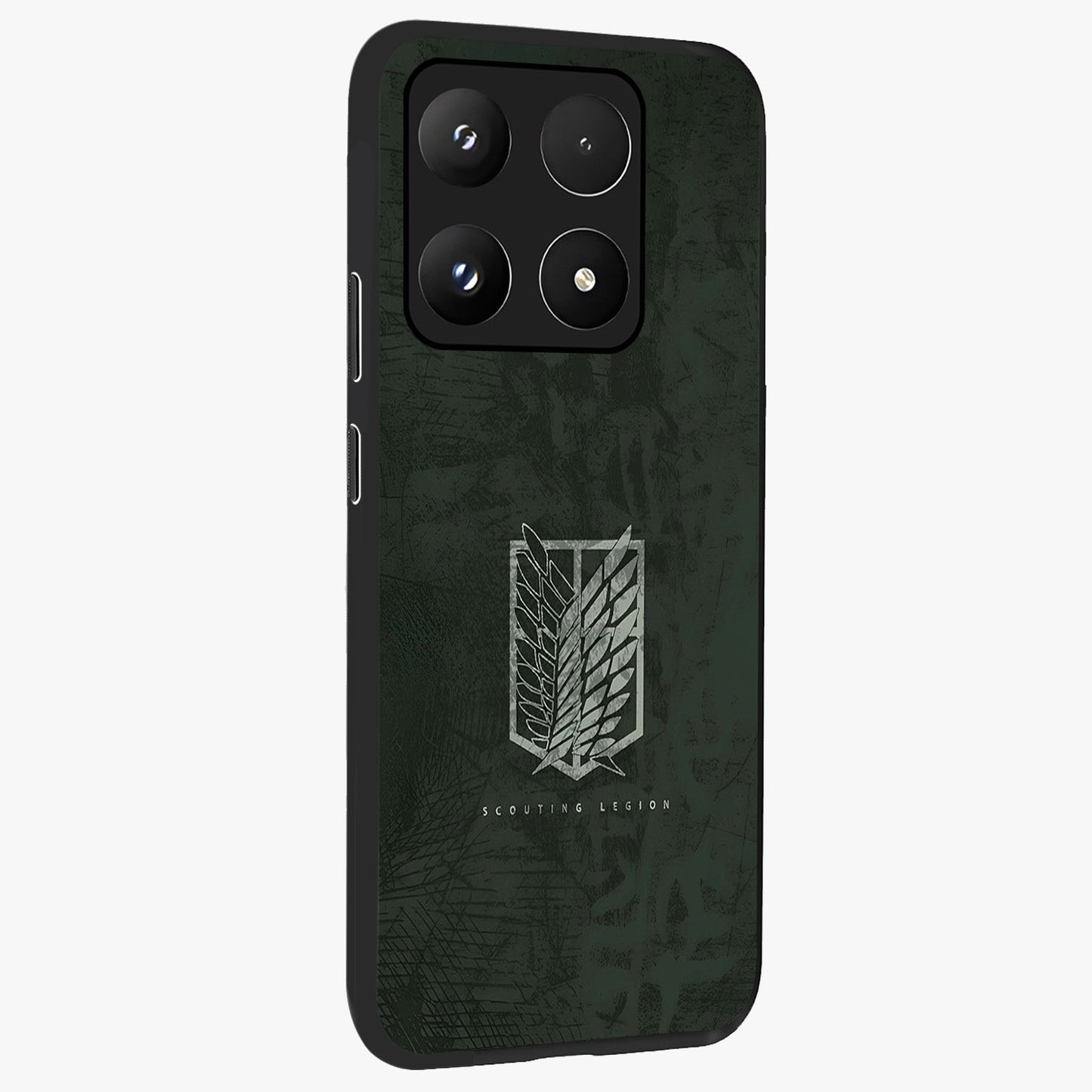 Wings Of Freedom Glass Case upright view showcasing powerful wings artwork with freedom themed design.