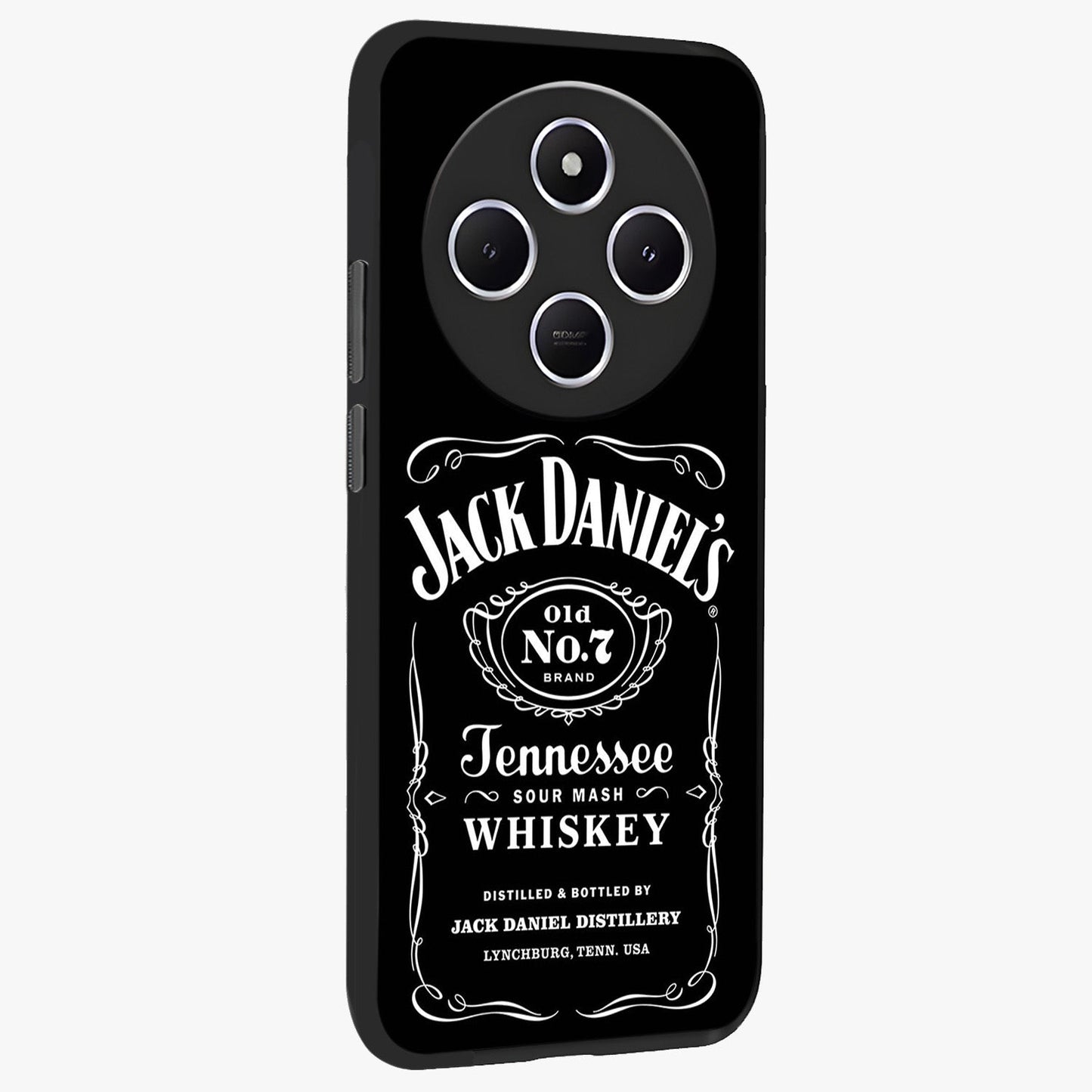 Vintage Whiskey Heritage Glass Case upright view showcasing stylish vintage whiskey artwork with timeless bar culture theme.
