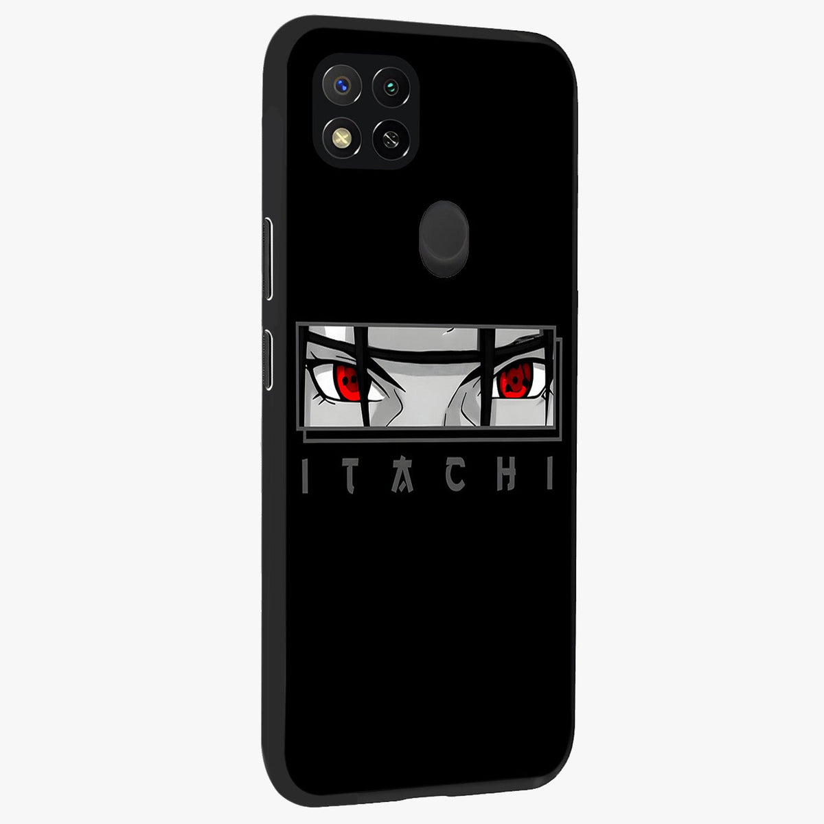 Scarlet Gaze Dominance Glass Case upright view showcasing powerful dramatic artwork with dominant artistic theme.