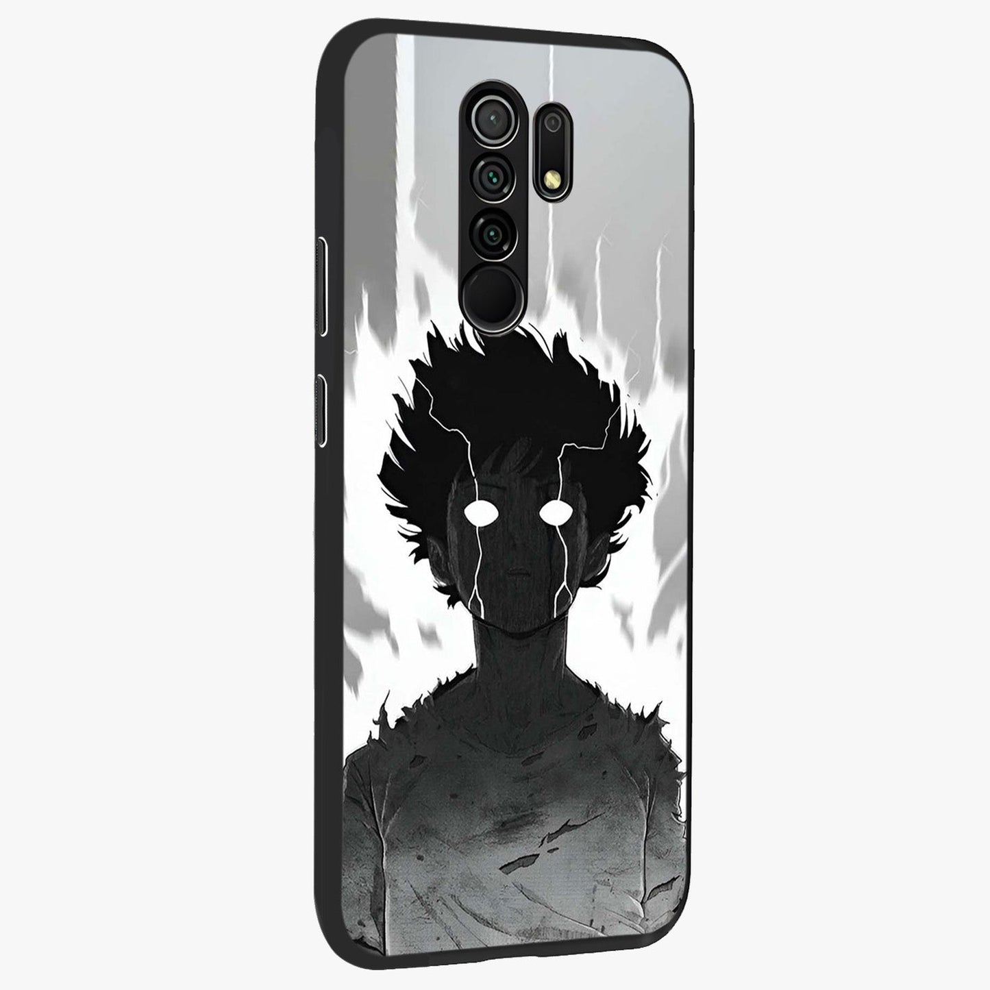Awakened Inner Rage Glass Case upright view showcasing dramatic artwork with strong expressive aesthetic.