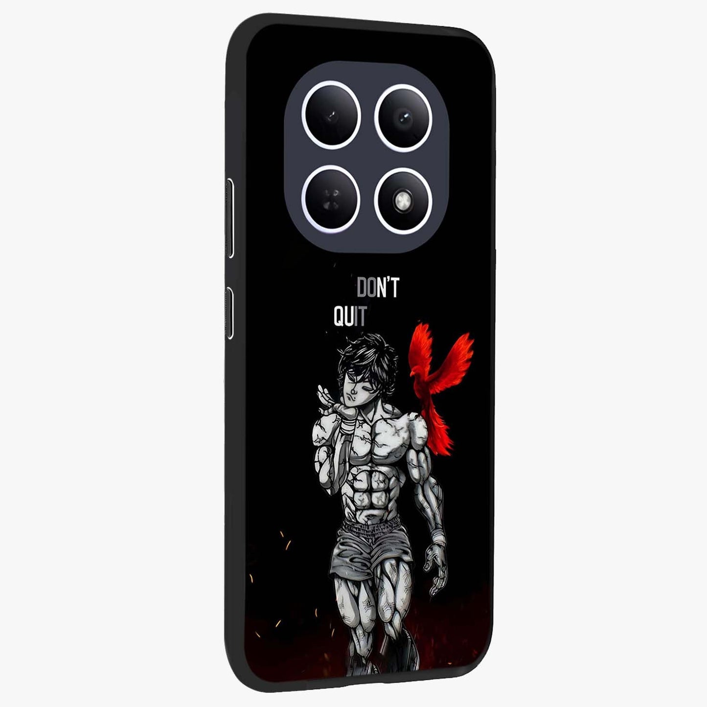 Rise Beyond Limits Glass Case upright view showcasing powerful inspirational artwork with uplifting theme.