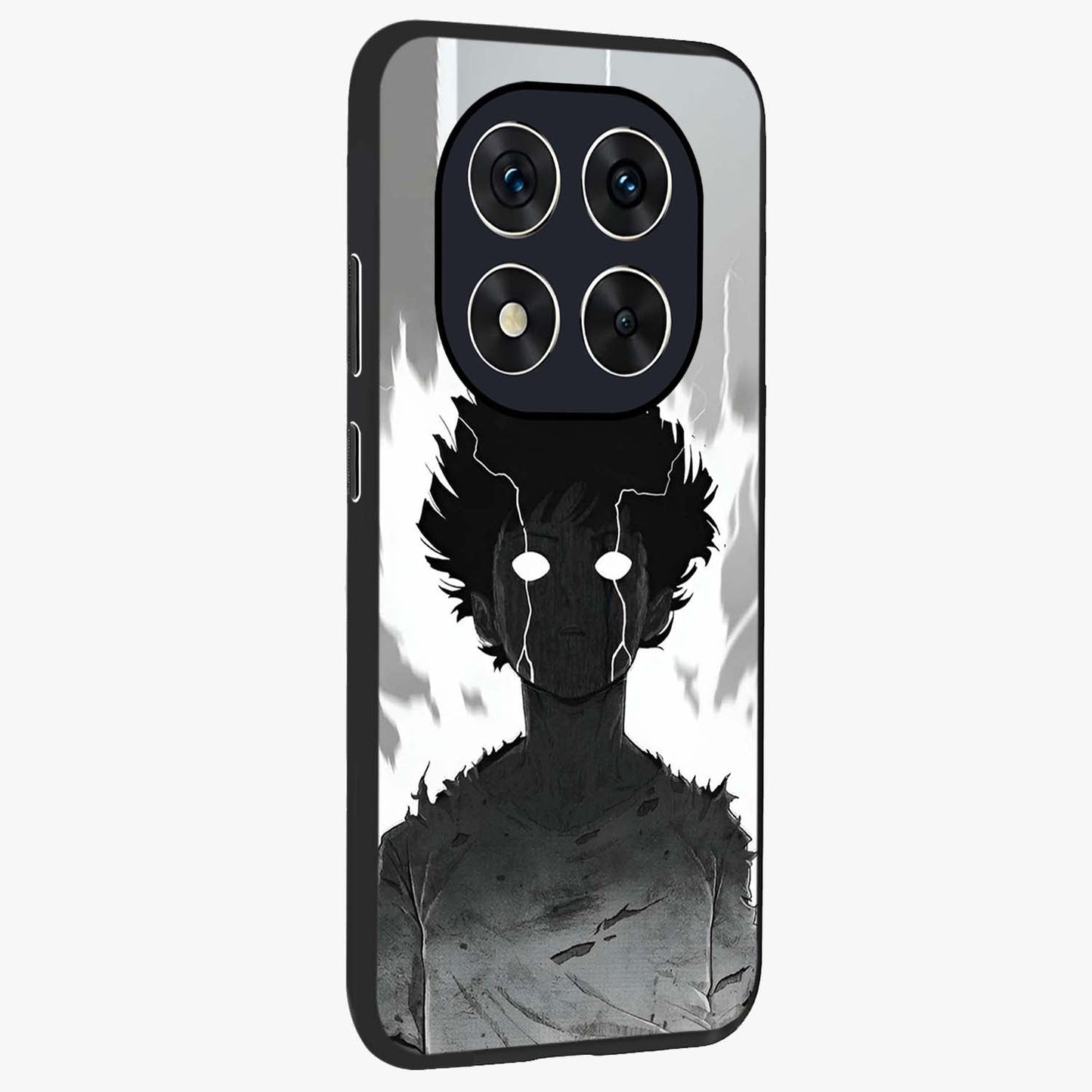 Awakened Inner Rage Glass Case upright view showcasing dramatic artwork with strong expressive aesthetic.