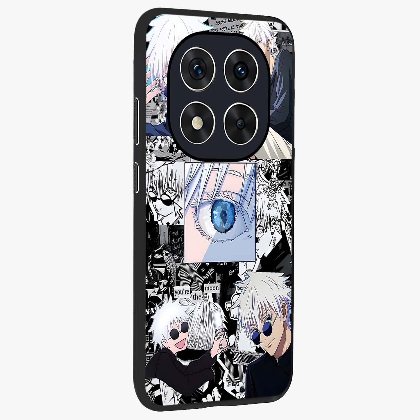 Infinity Sorcerer Chaos Glass Case upright view showcasing dramatic sorcerer artwork with chaotic mystical theme.