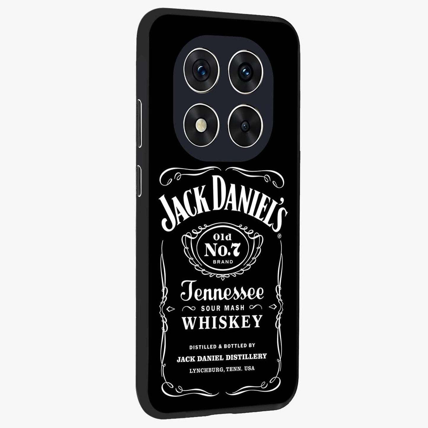 Vintage Whiskey Heritage Glass Case upright view showcasing stylish vintage whiskey artwork with timeless bar culture theme.