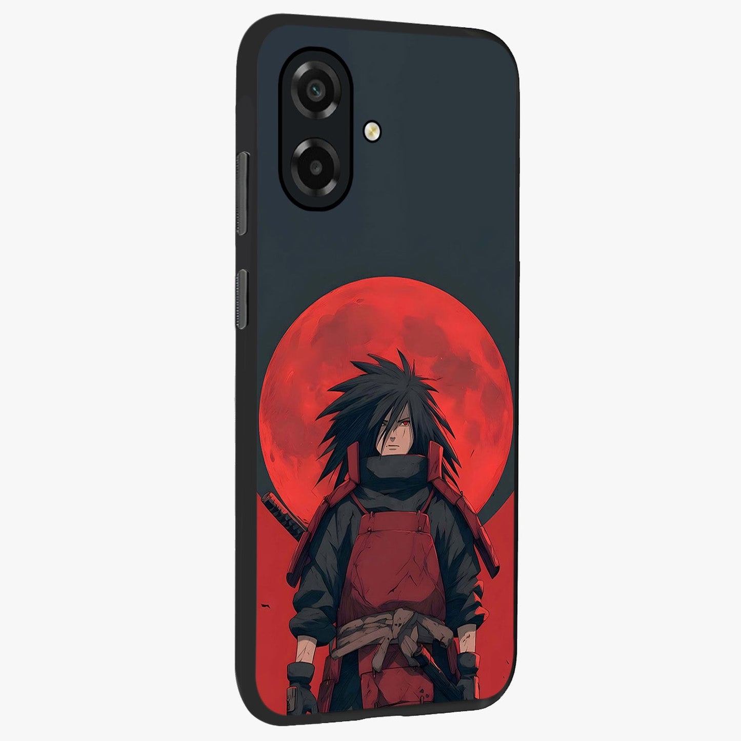 Crimson Moon Warlord Glass Case upright view showcasing powerful warlord artwork with dark celestial theme.