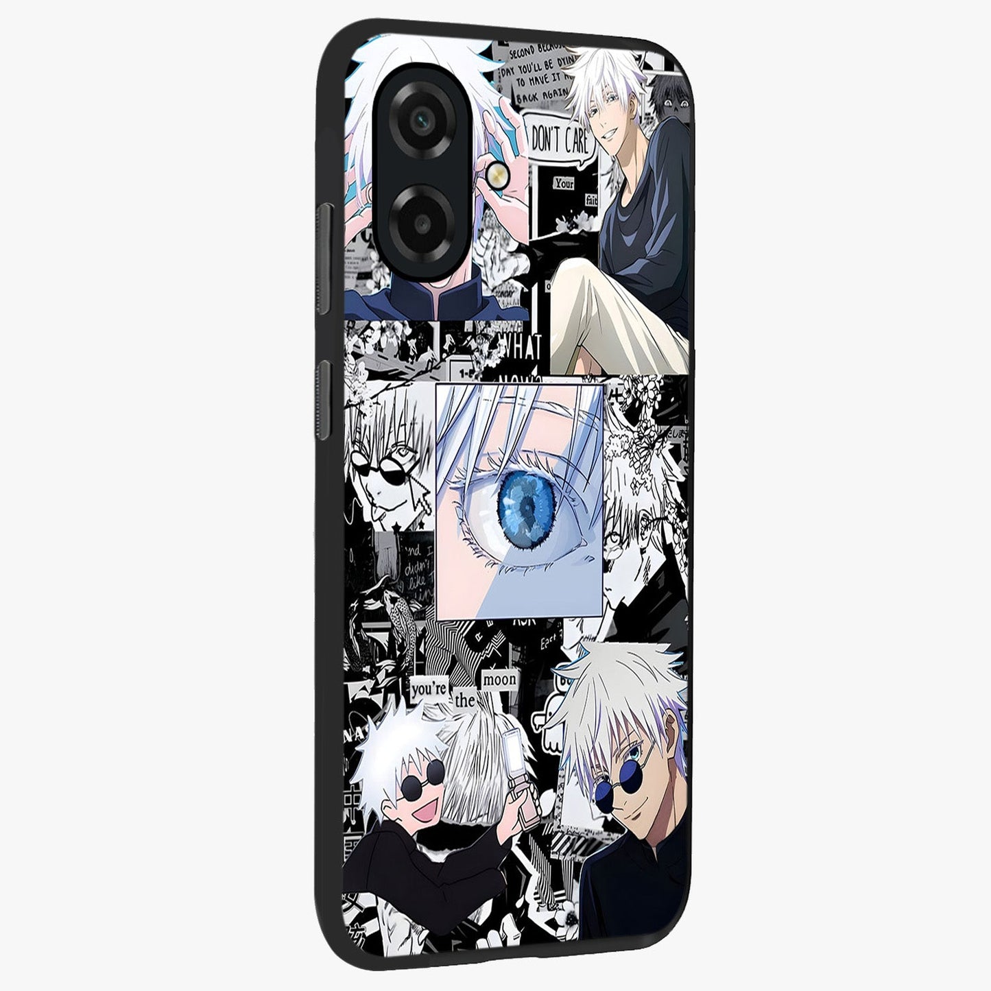 Infinity Sorcerer Chaos Glass Case upright view showcasing dramatic sorcerer artwork with chaotic mystical theme.