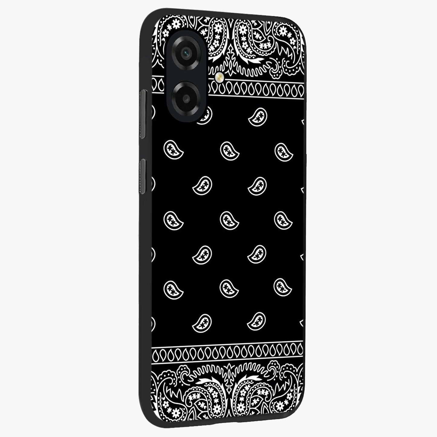 Retro Rebel Threads Glass Case upright view showcasing stylish vintage artwork with bold retro theme.