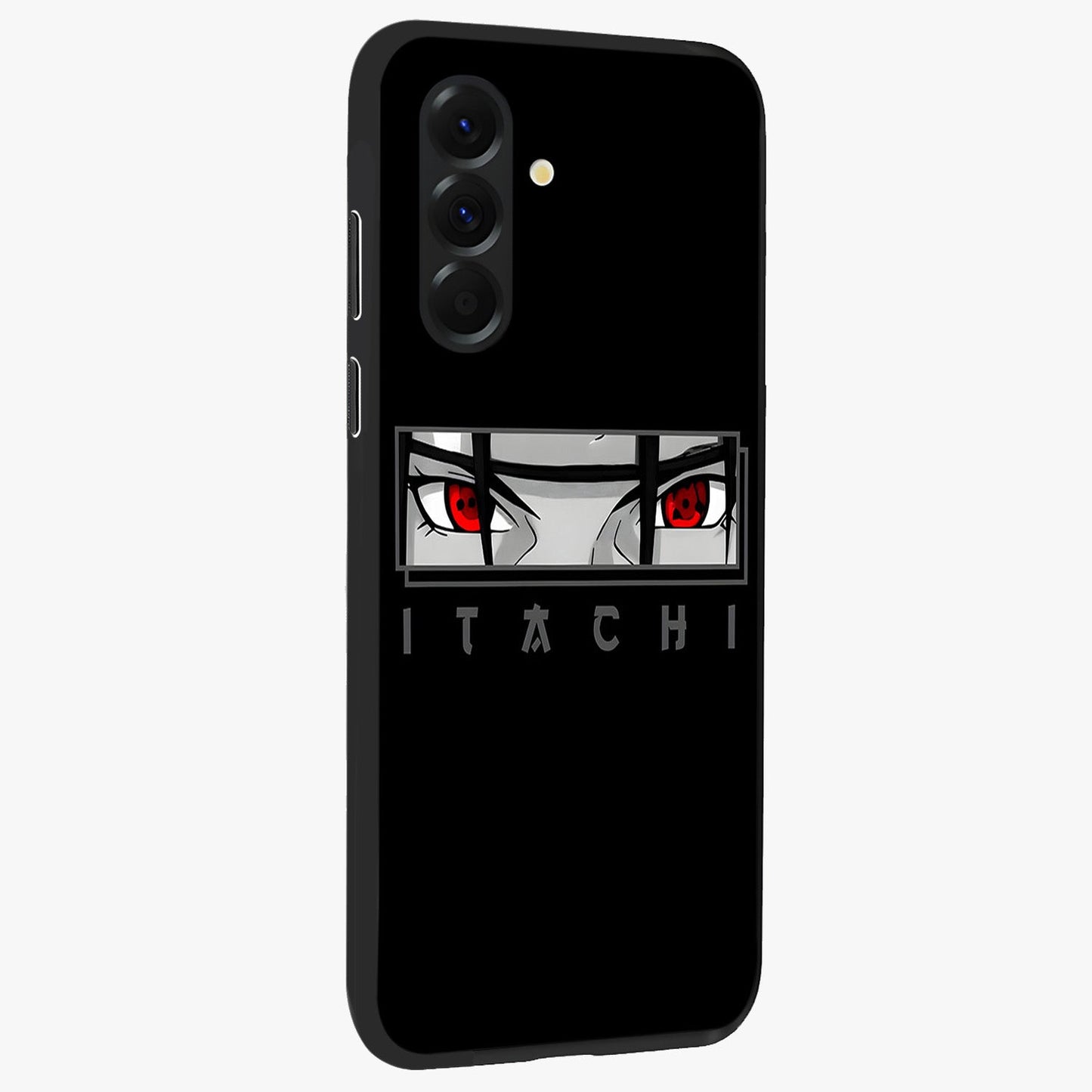 Scarlet Gaze Dominance Glass Case upright view showcasing powerful dramatic artwork with dominant artistic theme.