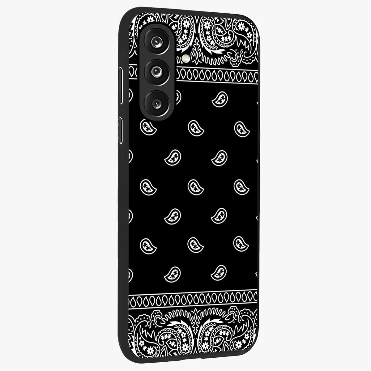 Retro Rebel Threads Glass Case upright view showcasing stylish vintage artwork with bold retro theme.
