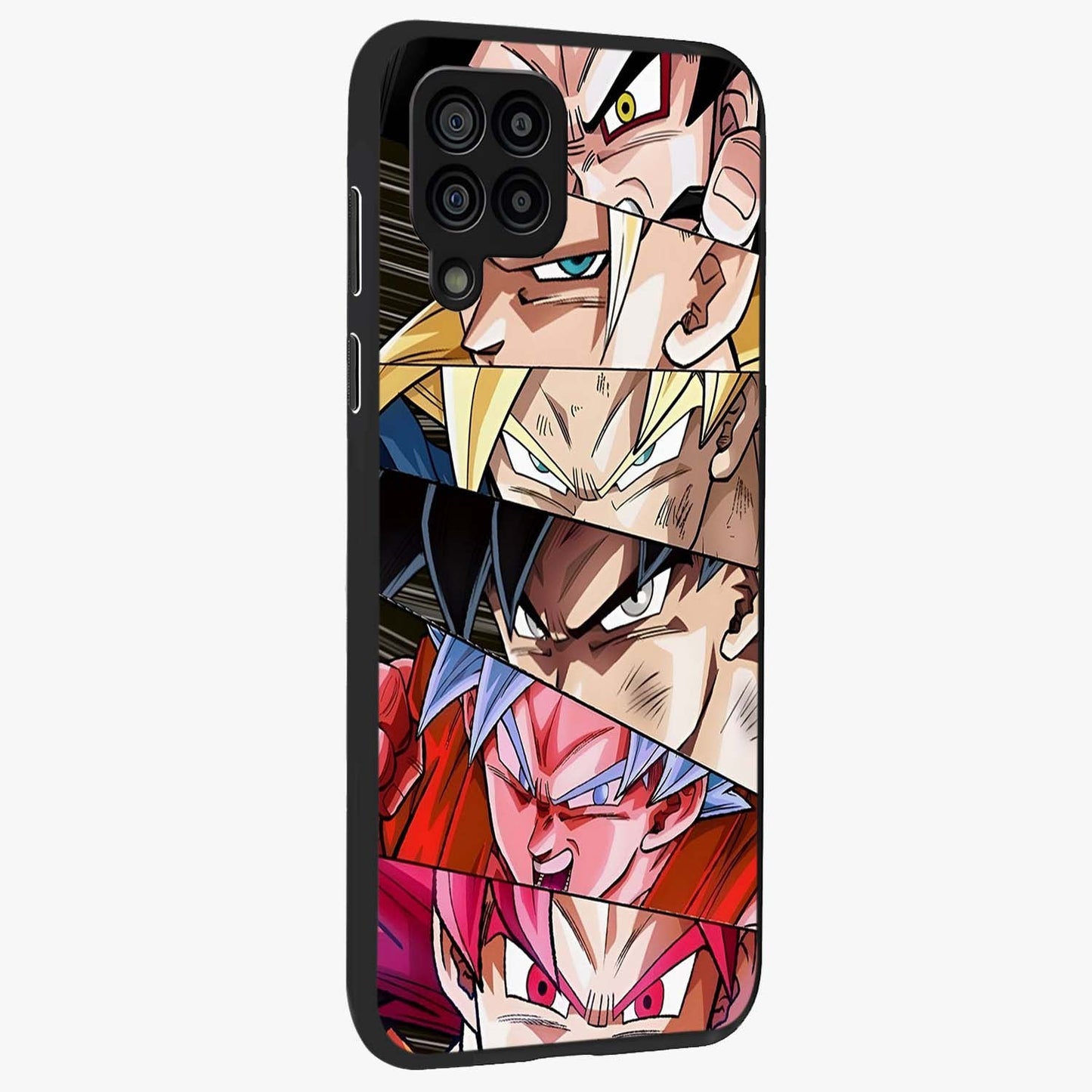 Anime Character Glass Case upright view showcasing expressive anime artwork with bold graphic style.