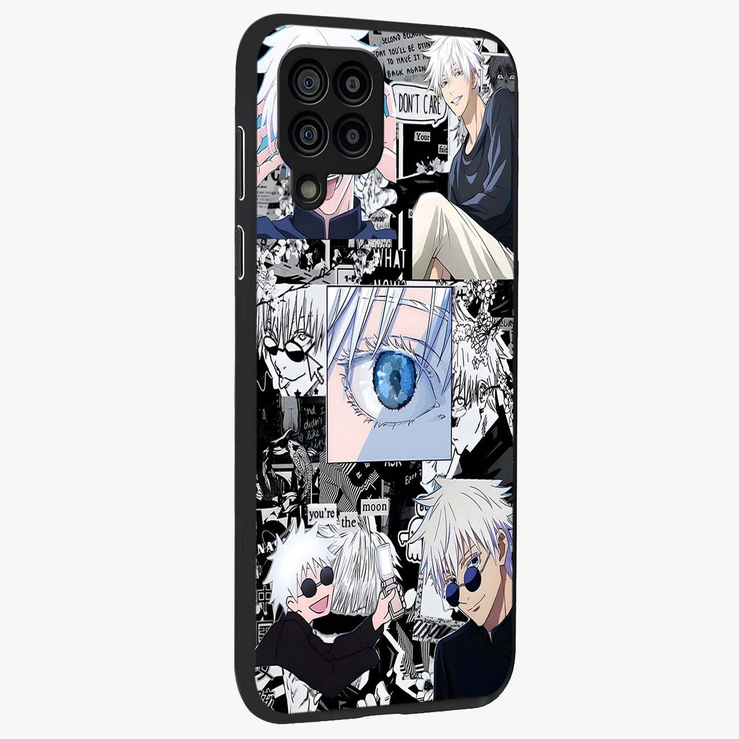 Infinity Sorcerer Chaos Glass Case upright view showcasing dramatic sorcerer artwork with chaotic mystical theme.