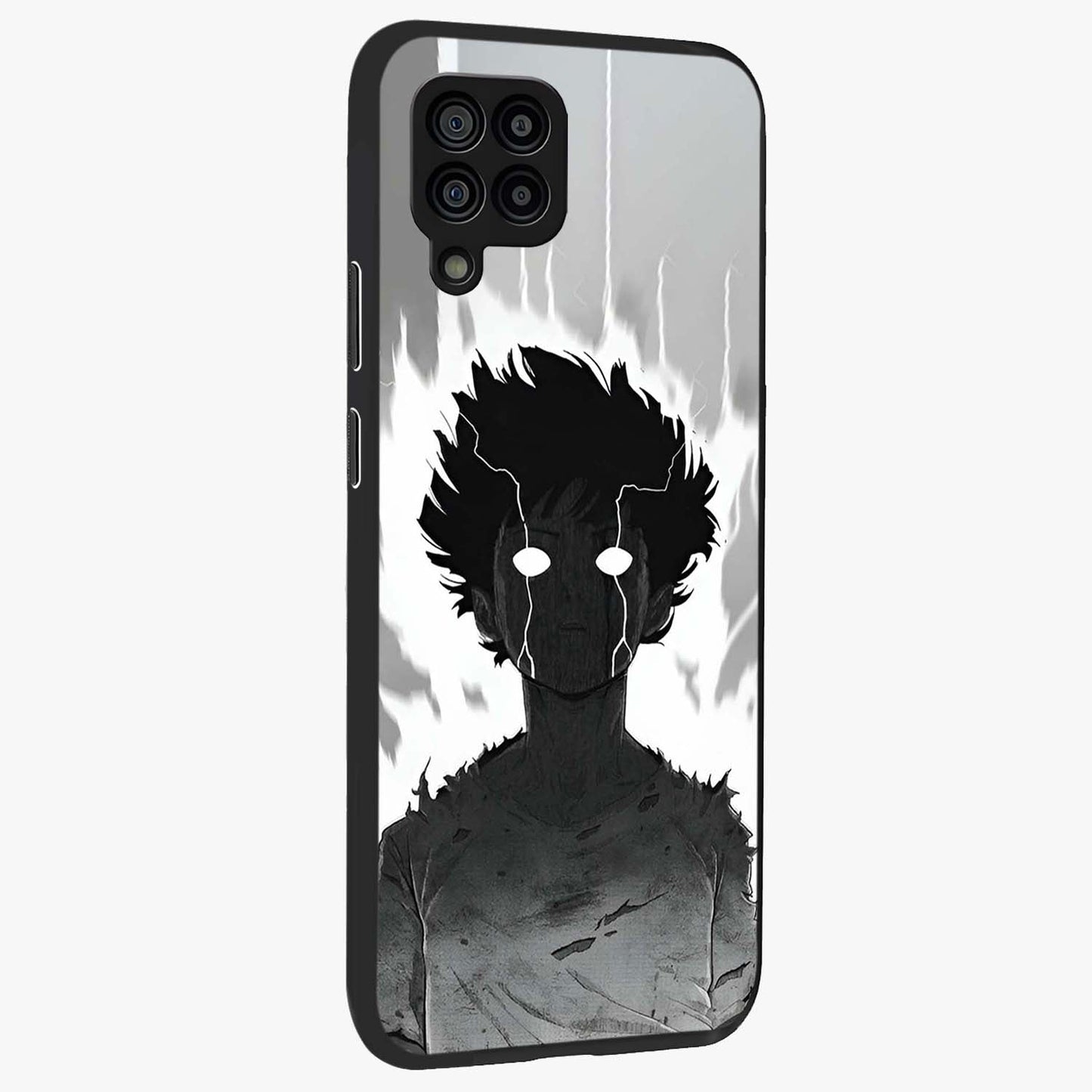 Awakened Inner Rage Glass Case upright view showcasing dramatic artwork with strong expressive aesthetic.