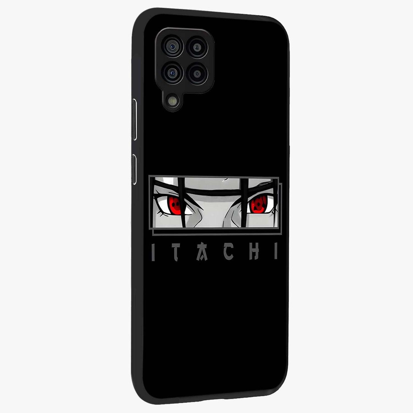 Scarlet Gaze Dominance Glass Case upright view showcasing powerful dramatic artwork with dominant artistic theme.