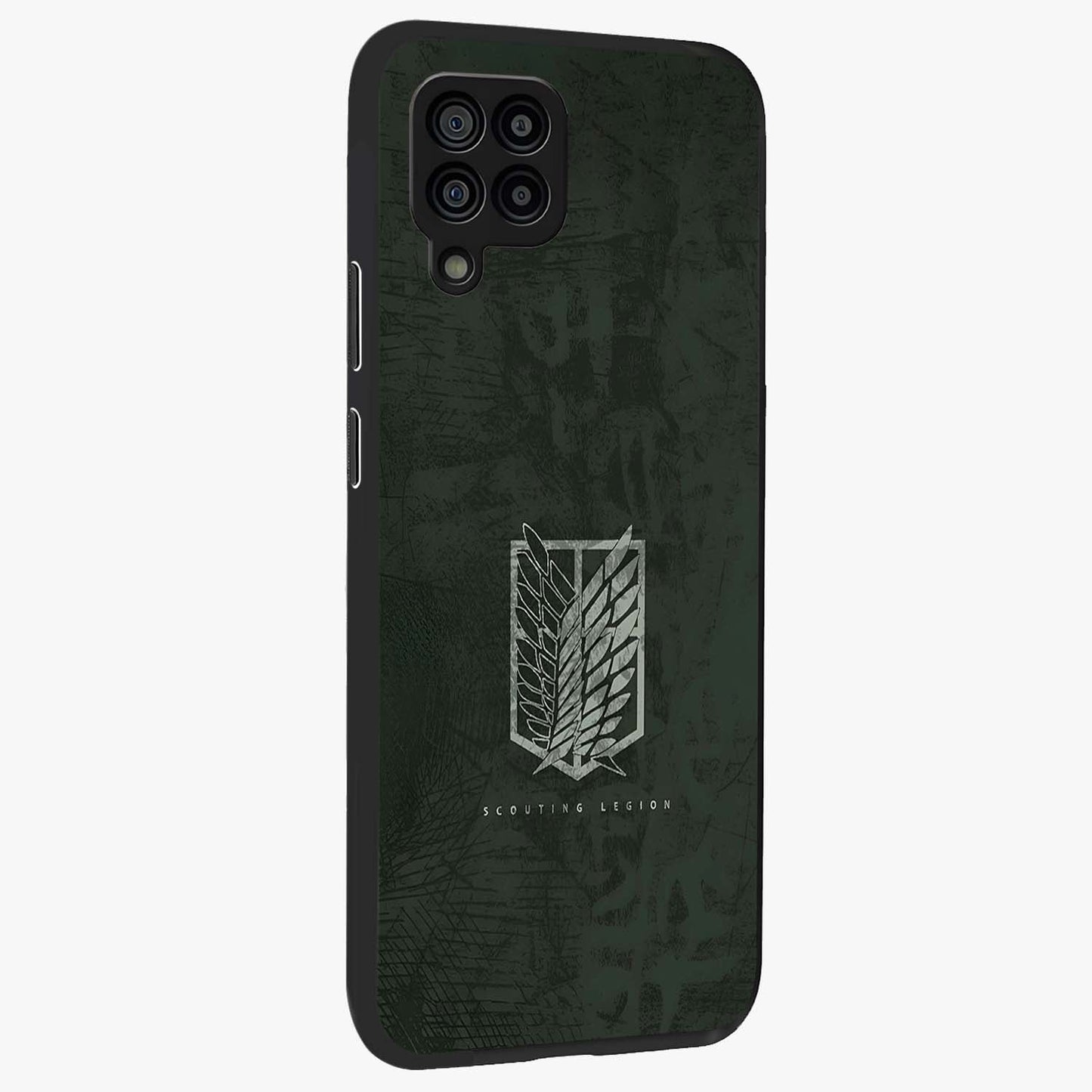Wings Of Freedom Glass Case upright view showcasing powerful wings artwork with freedom themed design.