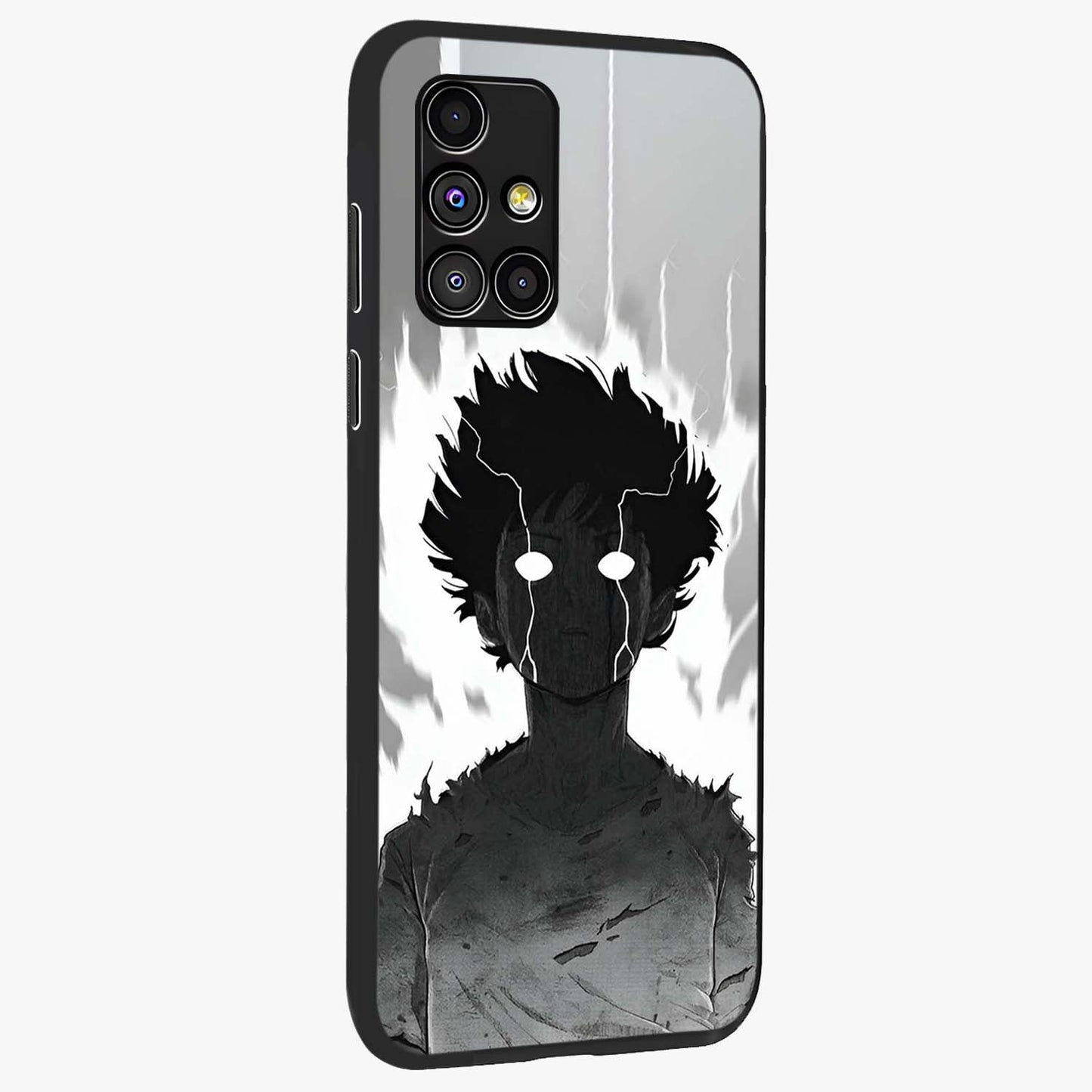 Awakened Inner Rage Glass Case upright view showcasing dramatic artwork with strong expressive aesthetic.
