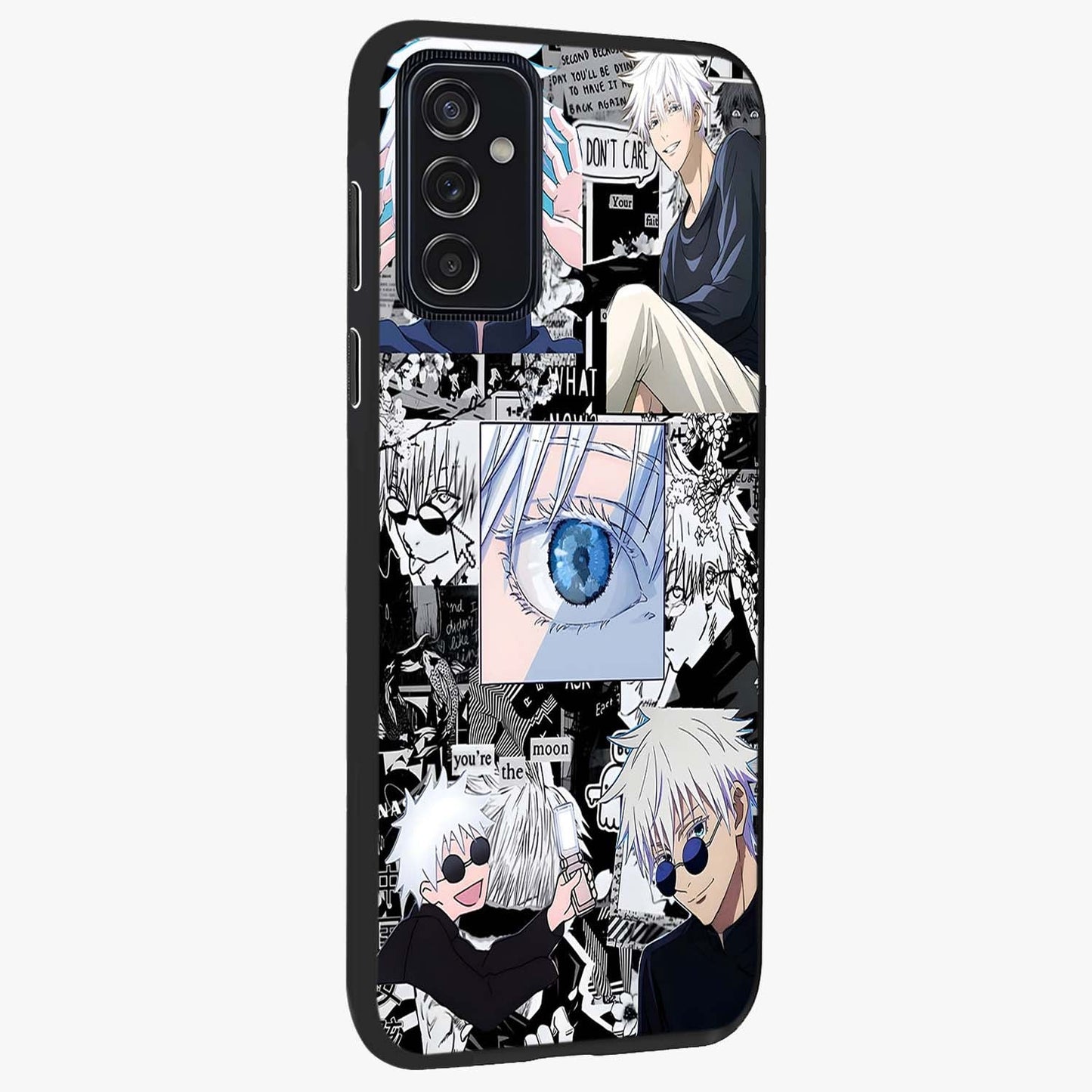Infinity Sorcerer Chaos Glass Case upright view showcasing dramatic sorcerer artwork with chaotic mystical theme.