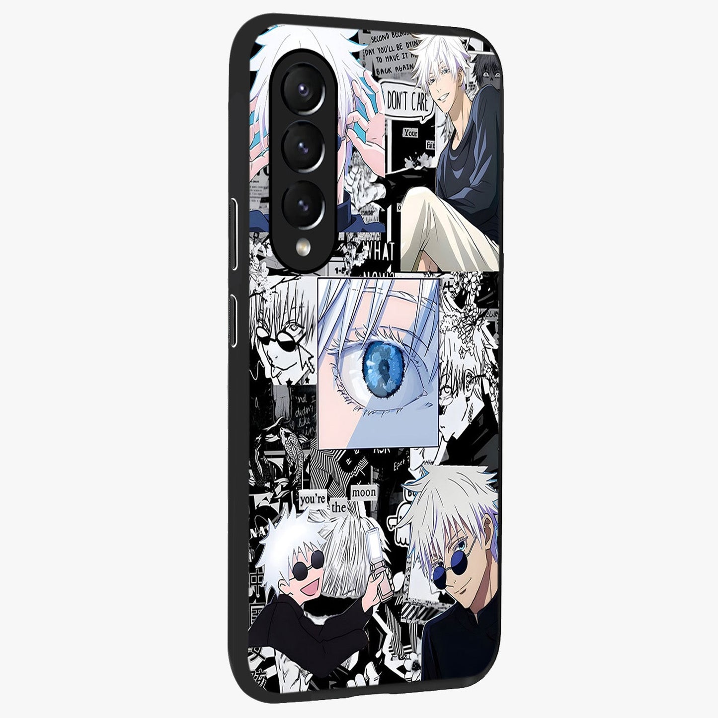 Infinity Sorcerer Chaos Glass Case upright view showcasing dramatic sorcerer artwork with chaotic mystical theme.