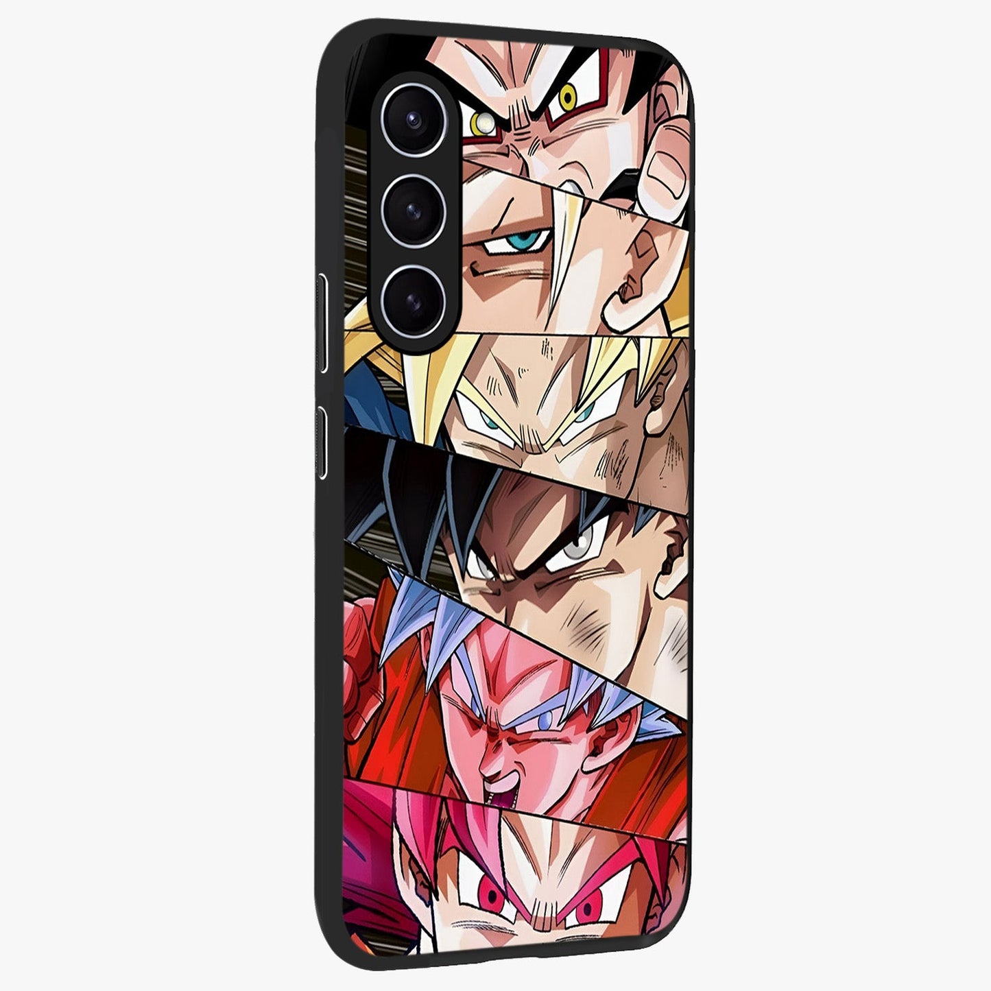 Anime Character Glass Case upright view showcasing expressive anime artwork with bold graphic style.