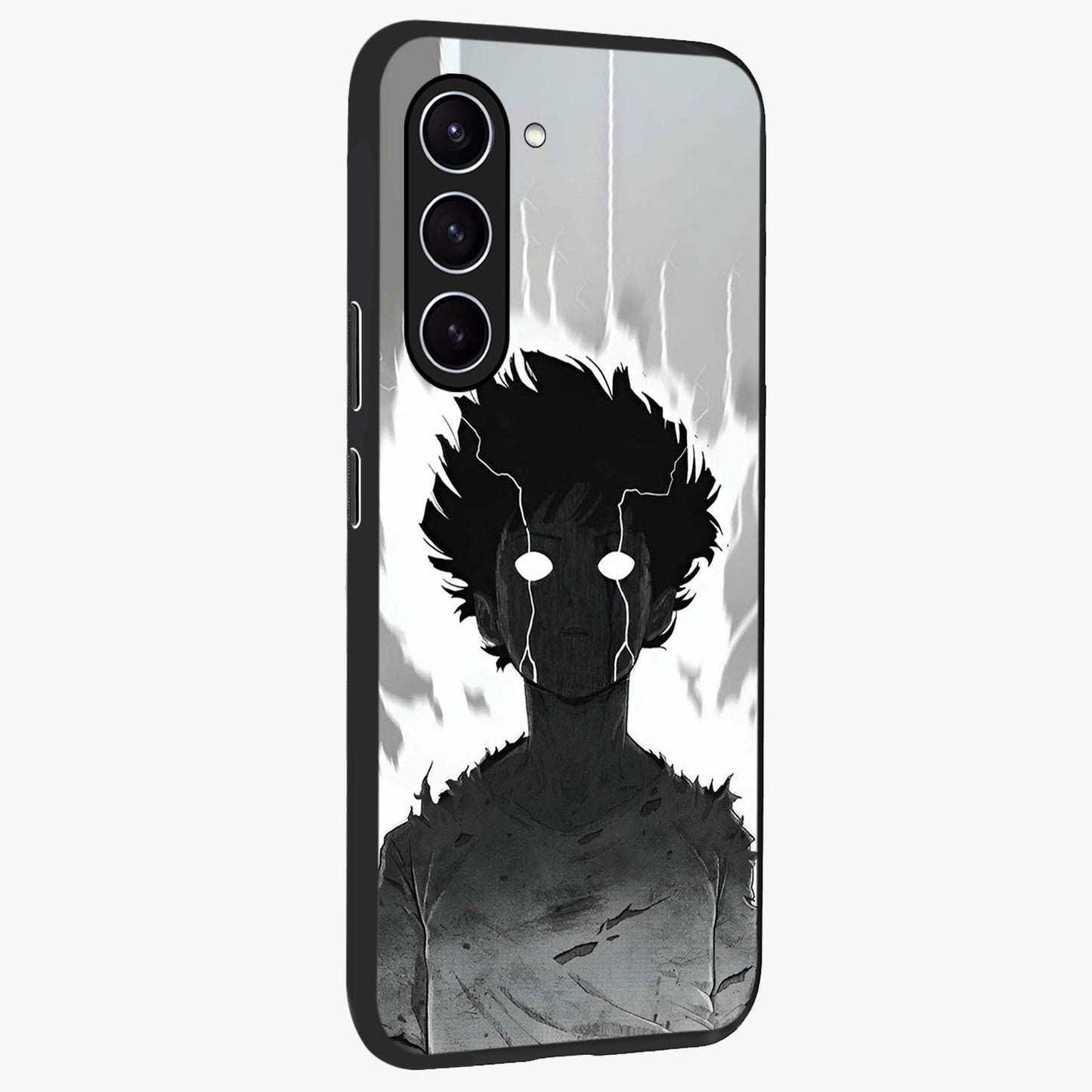 Awakened Inner Rage Glass Case upright view showcasing dramatic artwork with strong expressive aesthetic.