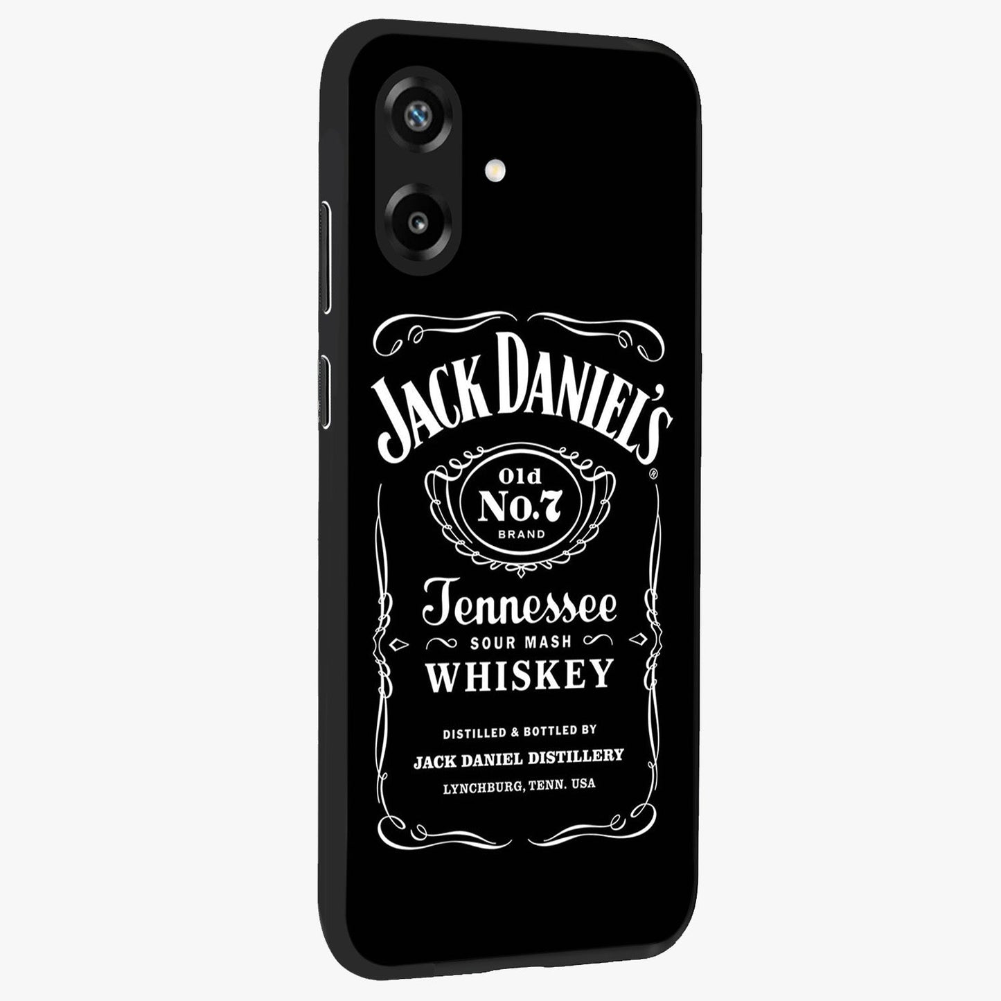 Vintage Whiskey Heritage Glass Case upright view showcasing stylish vintage whiskey artwork with timeless bar culture theme.