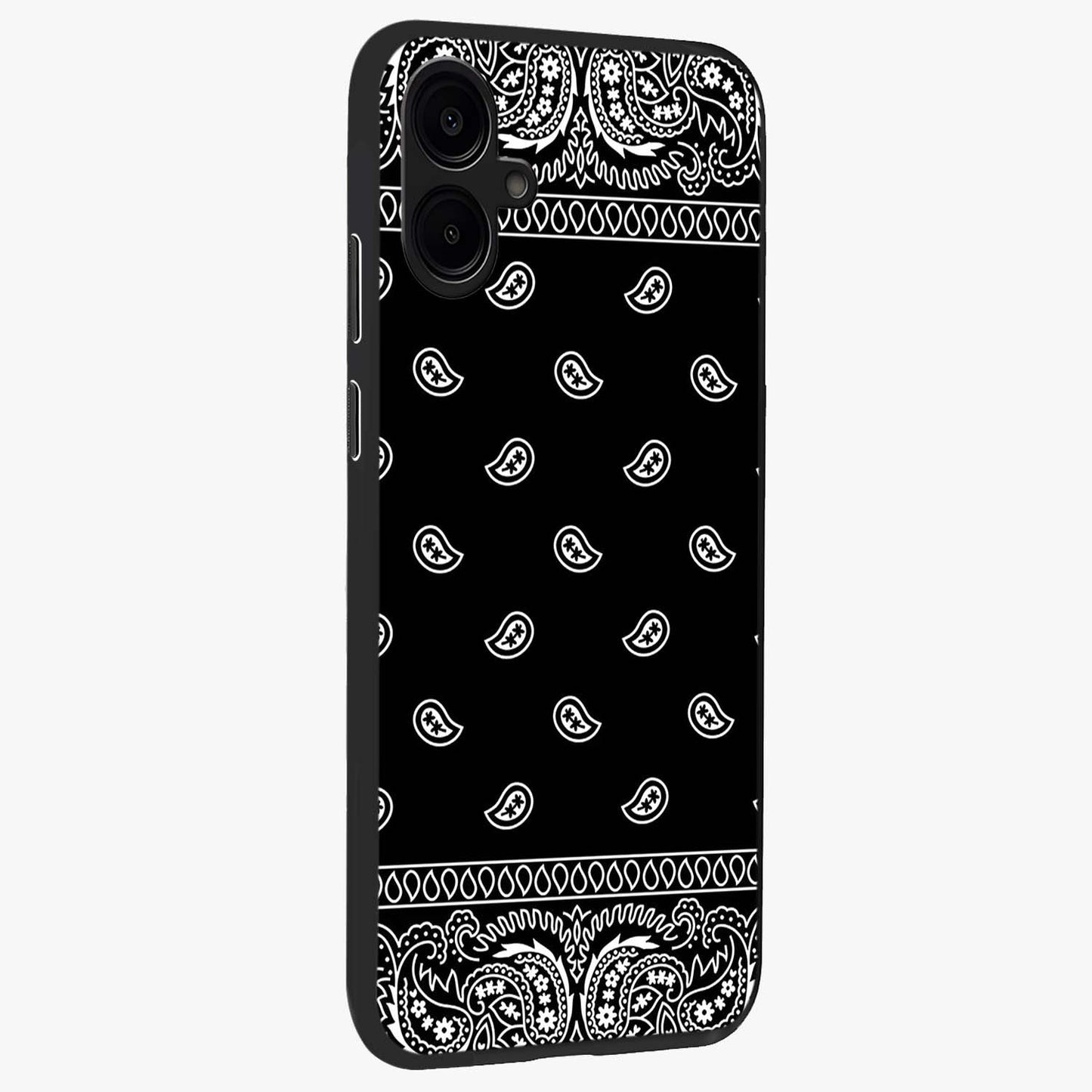 Retro Rebel Threads Glass Case upright view showcasing stylish vintage artwork with bold retro theme.