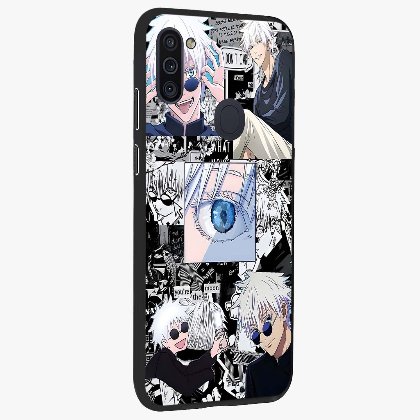 Infinity Sorcerer Chaos Glass Case upright view showcasing dramatic sorcerer artwork with chaotic mystical theme.