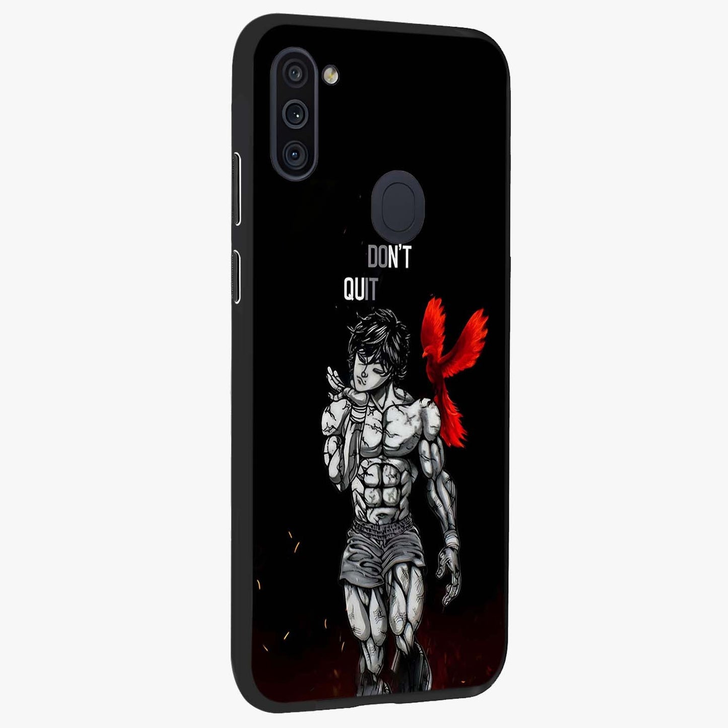 Rise Beyond Limits Glass Case upright view showcasing powerful inspirational artwork with uplifting theme.