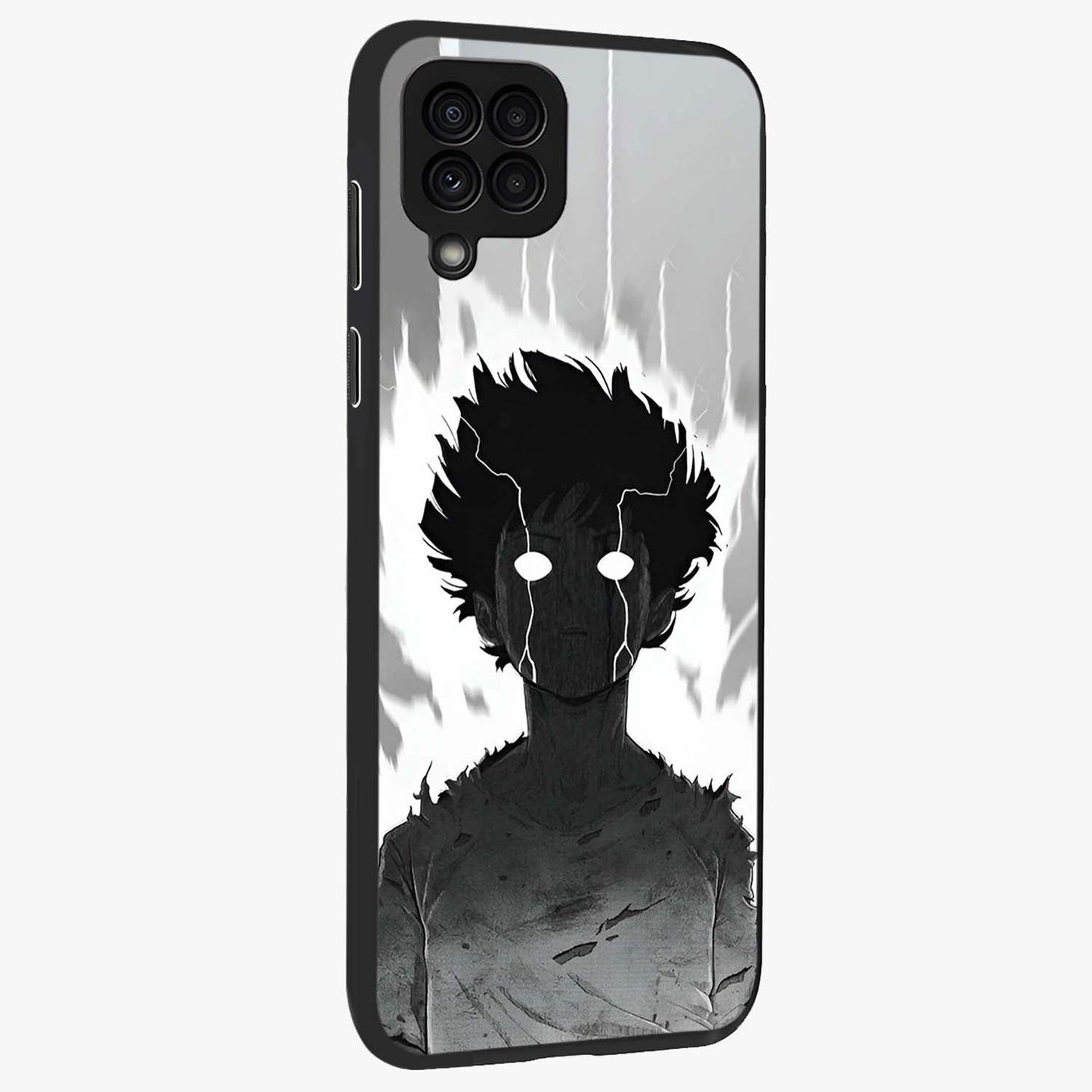 Awakened Inner Rage Glass Case upright view showcasing dramatic artwork with strong expressive aesthetic.