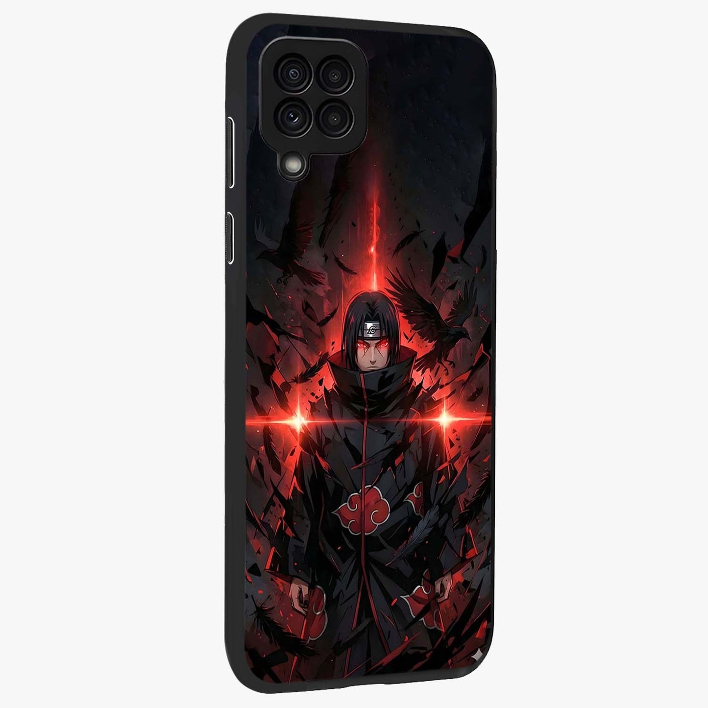 Focus Mode On Glass Case upright view showcasing strong typography statement with sleek motivational theme.