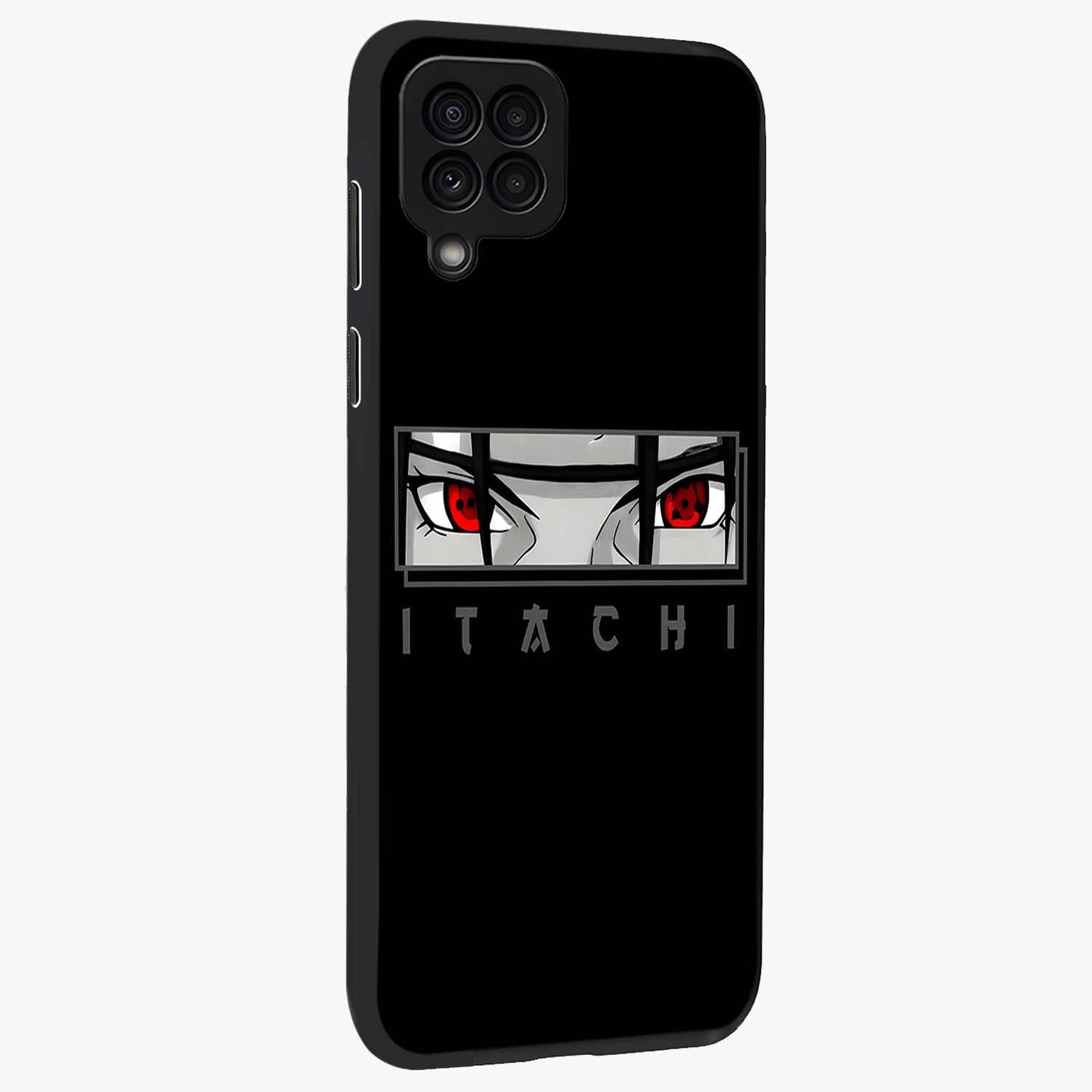 Scarlet Gaze Dominance Glass Case upright view showcasing powerful dramatic artwork with dominant artistic theme.