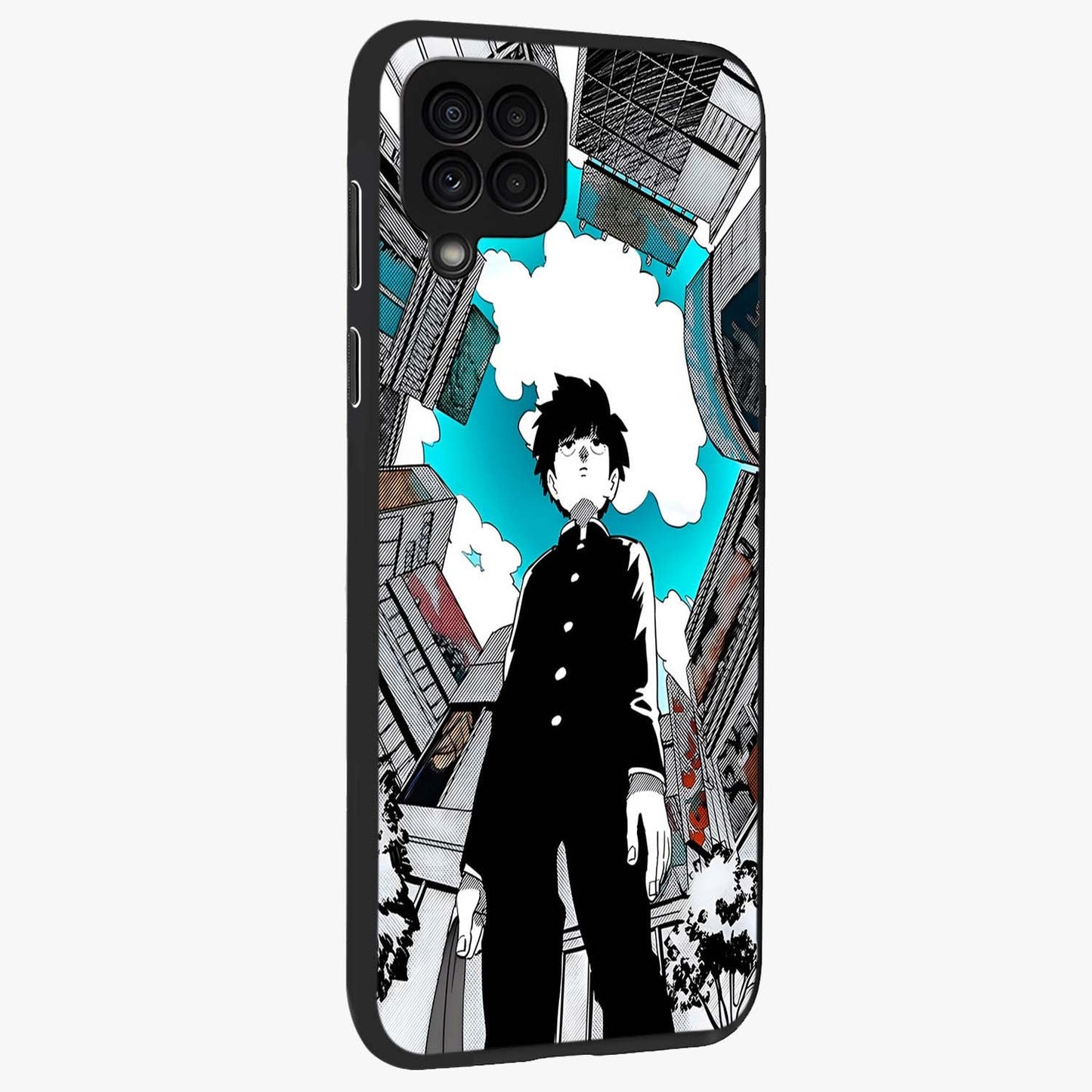 Silent Psychic Awakening Glass Case upright view showcasing symbolic psychic artwork with mysterious mystical theme.