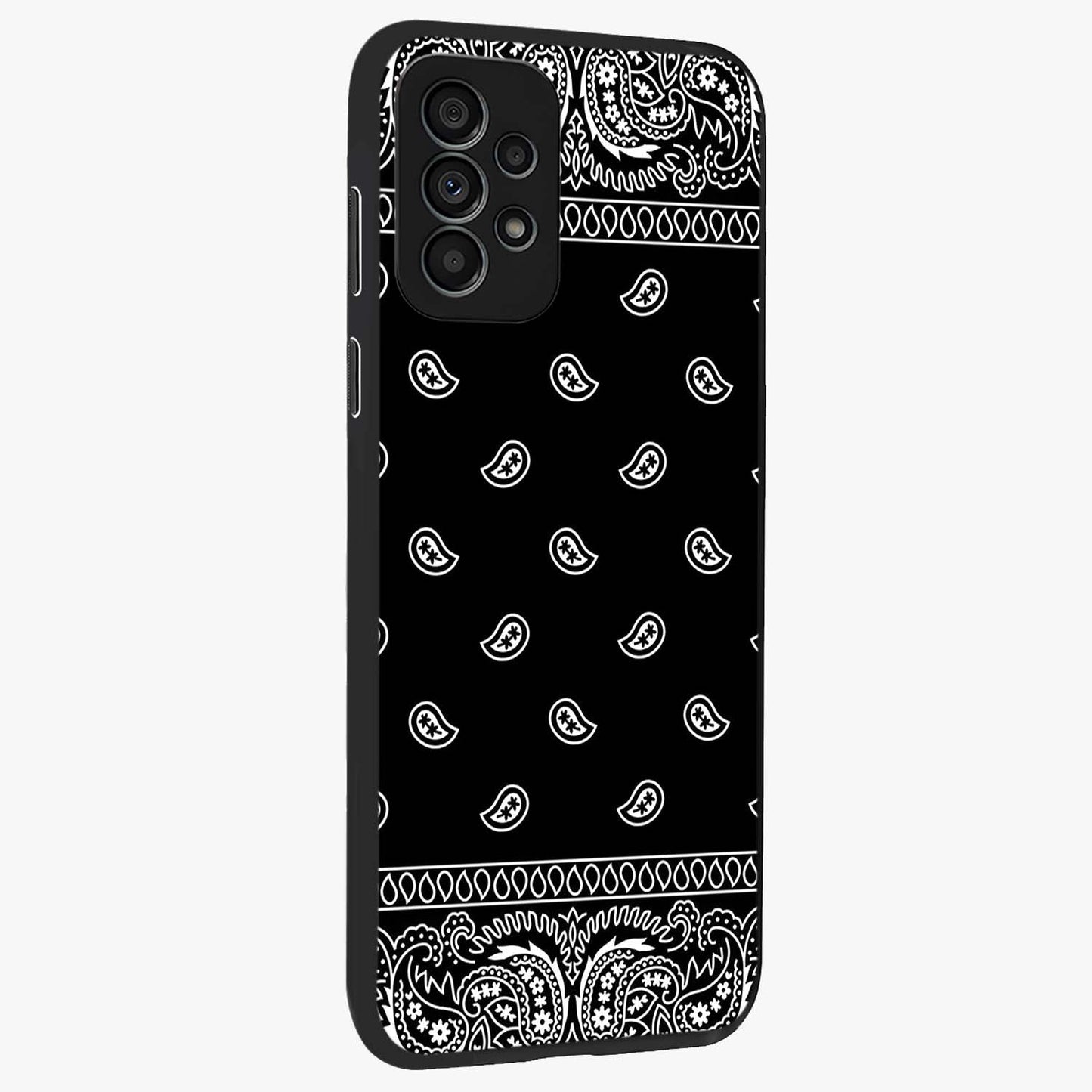Retro Rebel Threads Glass Case upright view showcasing stylish vintage artwork with bold retro theme.