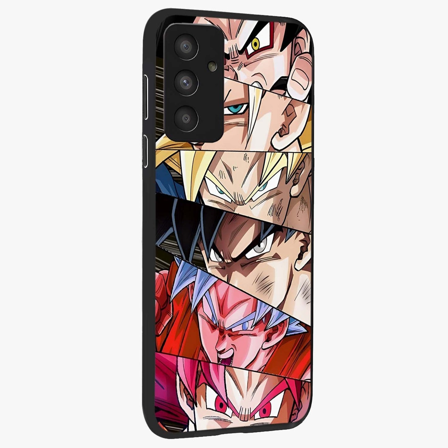 Anime Character Glass Case upright view showcasing expressive anime artwork with bold graphic style.