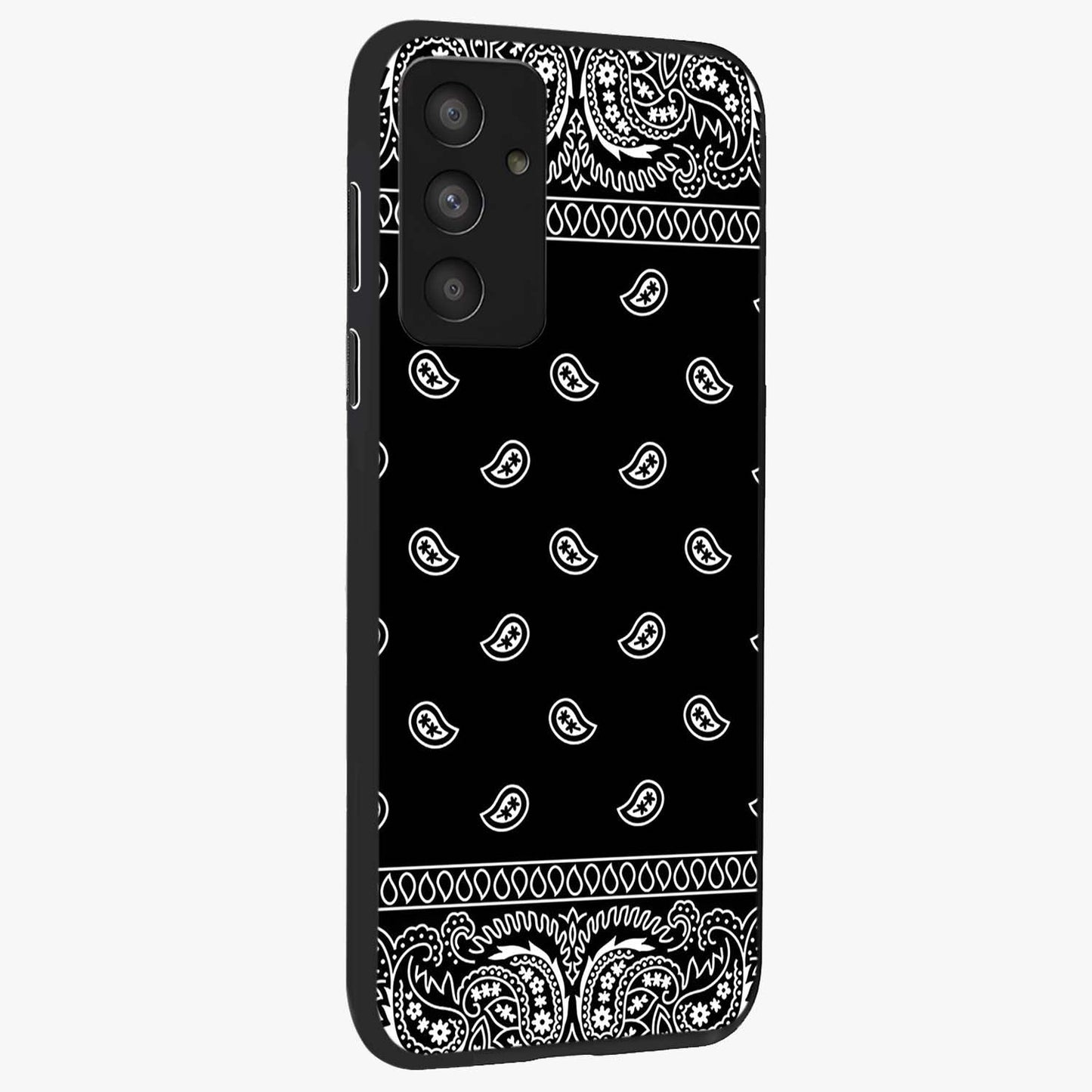 Retro Rebel Threads Glass Case upright view showcasing stylish vintage artwork with bold retro theme.