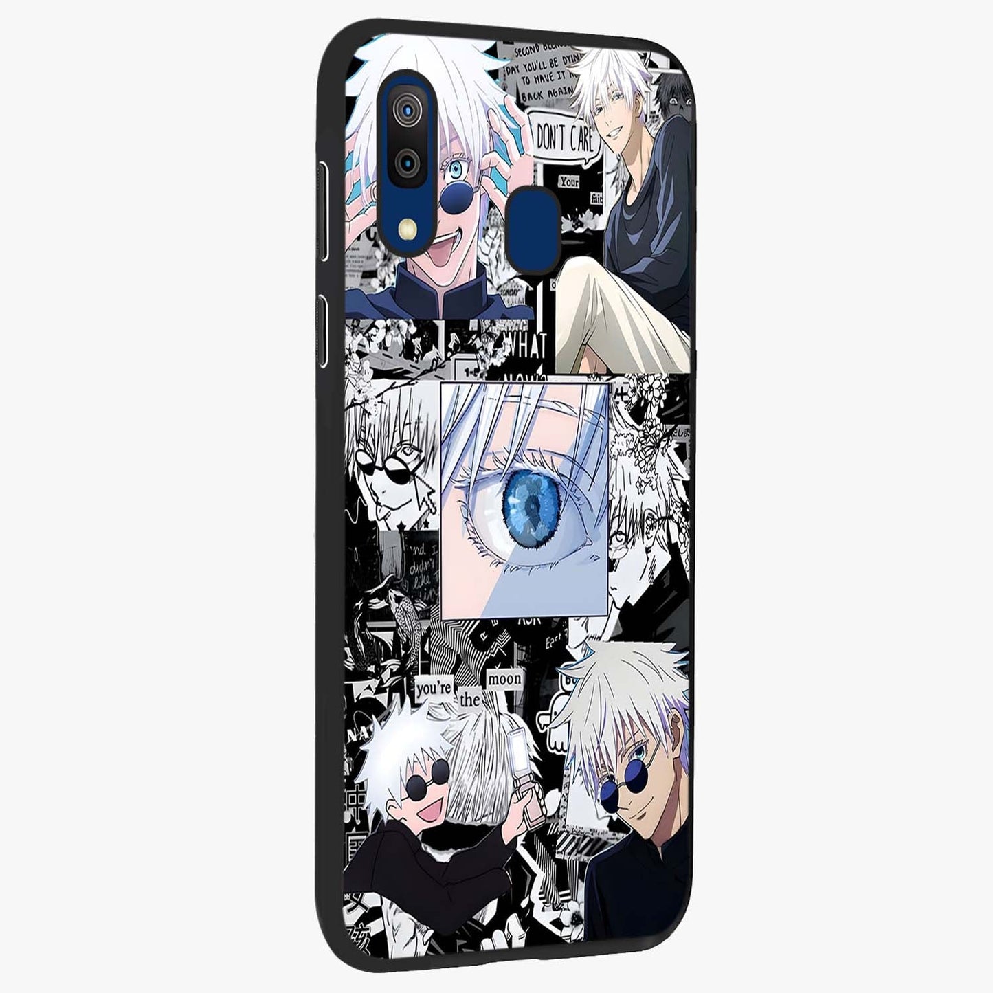 Infinity Sorcerer Chaos Glass Case upright view showcasing dramatic sorcerer artwork with chaotic mystical theme.